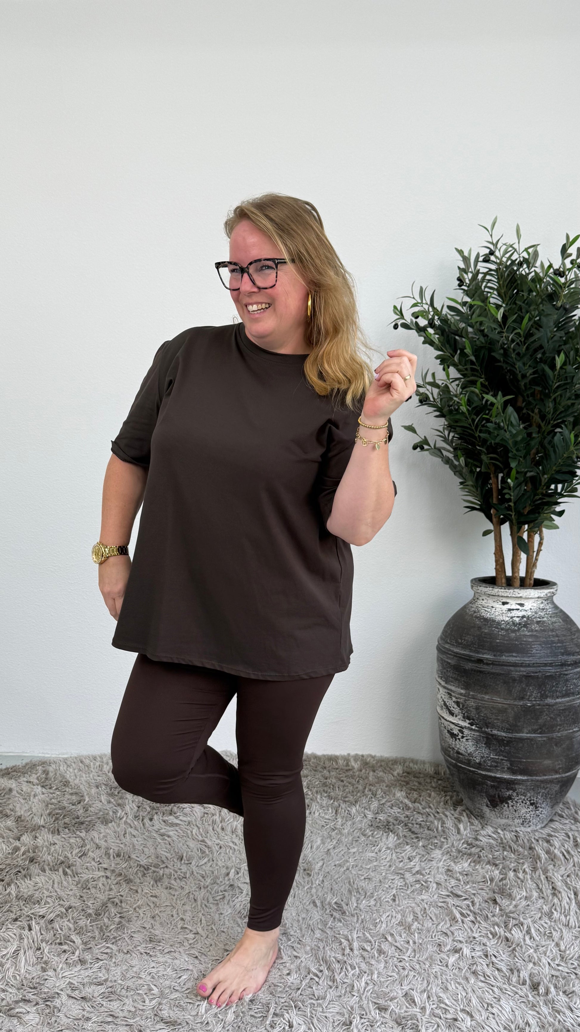 BASIC KATOENEN T-SHIRT - 2184