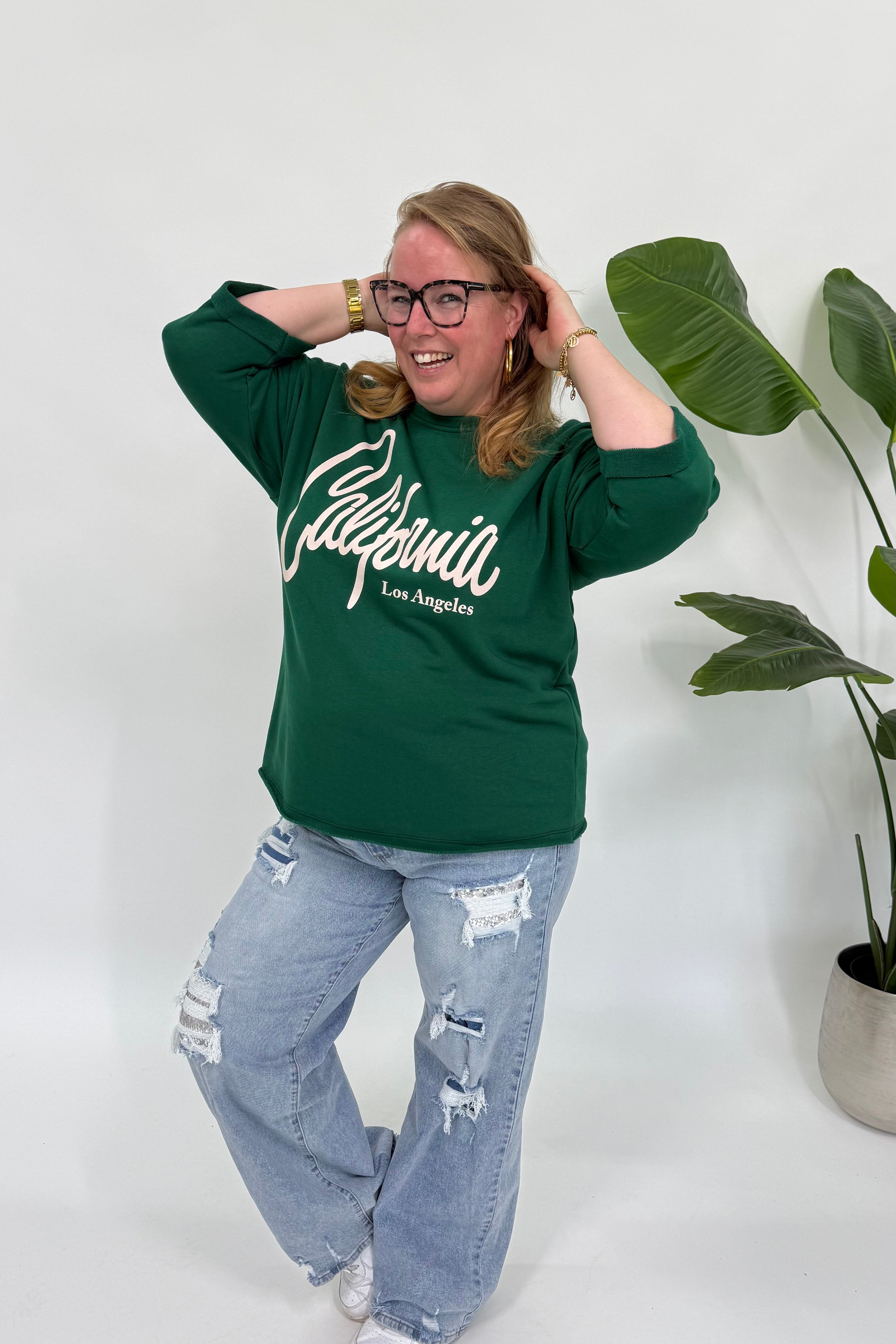 MOOIJ CALIFORNIA SWEATER GUCCI GROEN