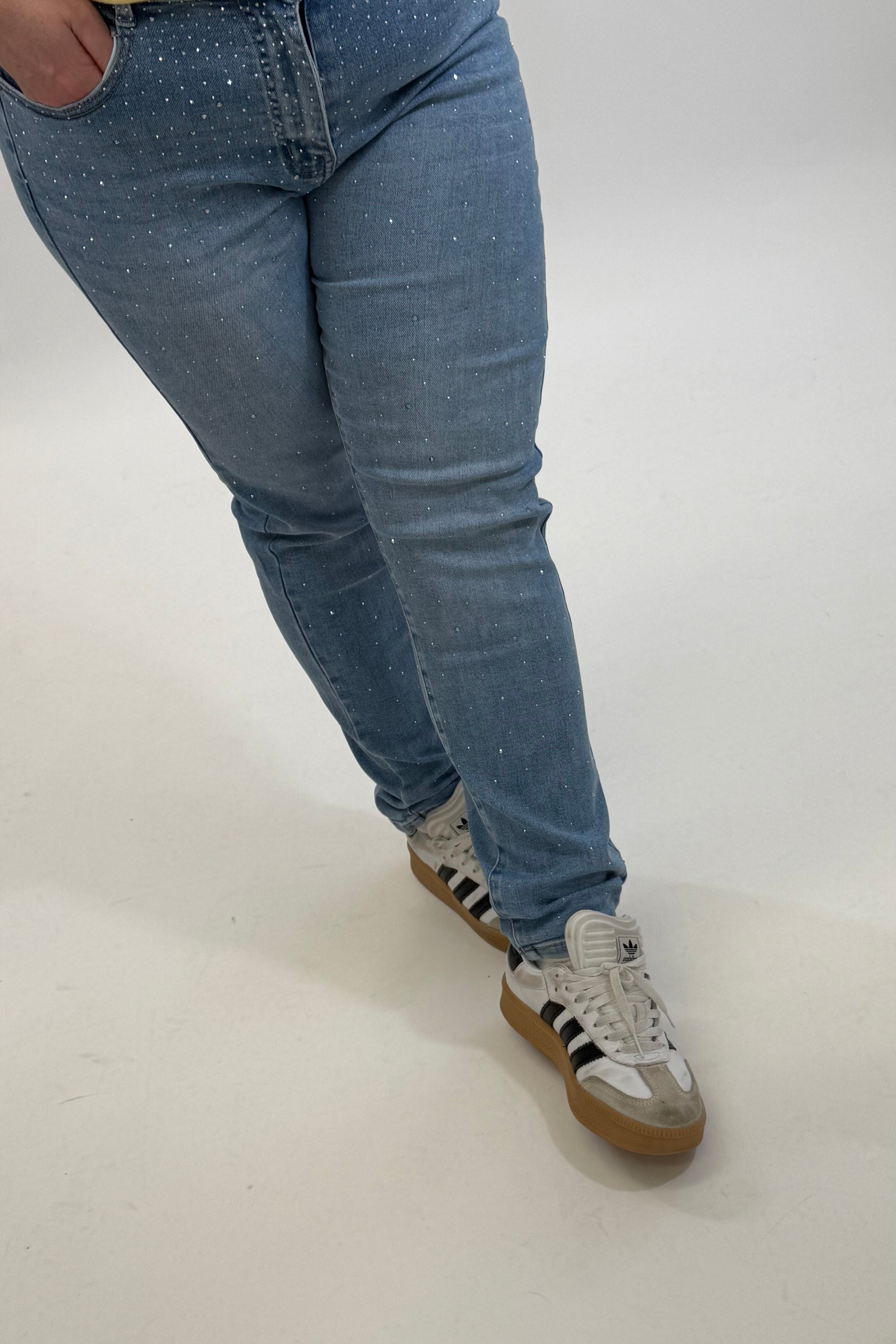 MOM WIDE LEG JEANS MERK GOODIES DJ2456 (40 bis 48) - GRAU