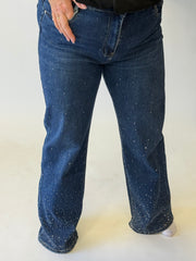 MOM WIDE LEG JEANS MERK GOODIES DJ2456 (40 bis 48) - GRAU