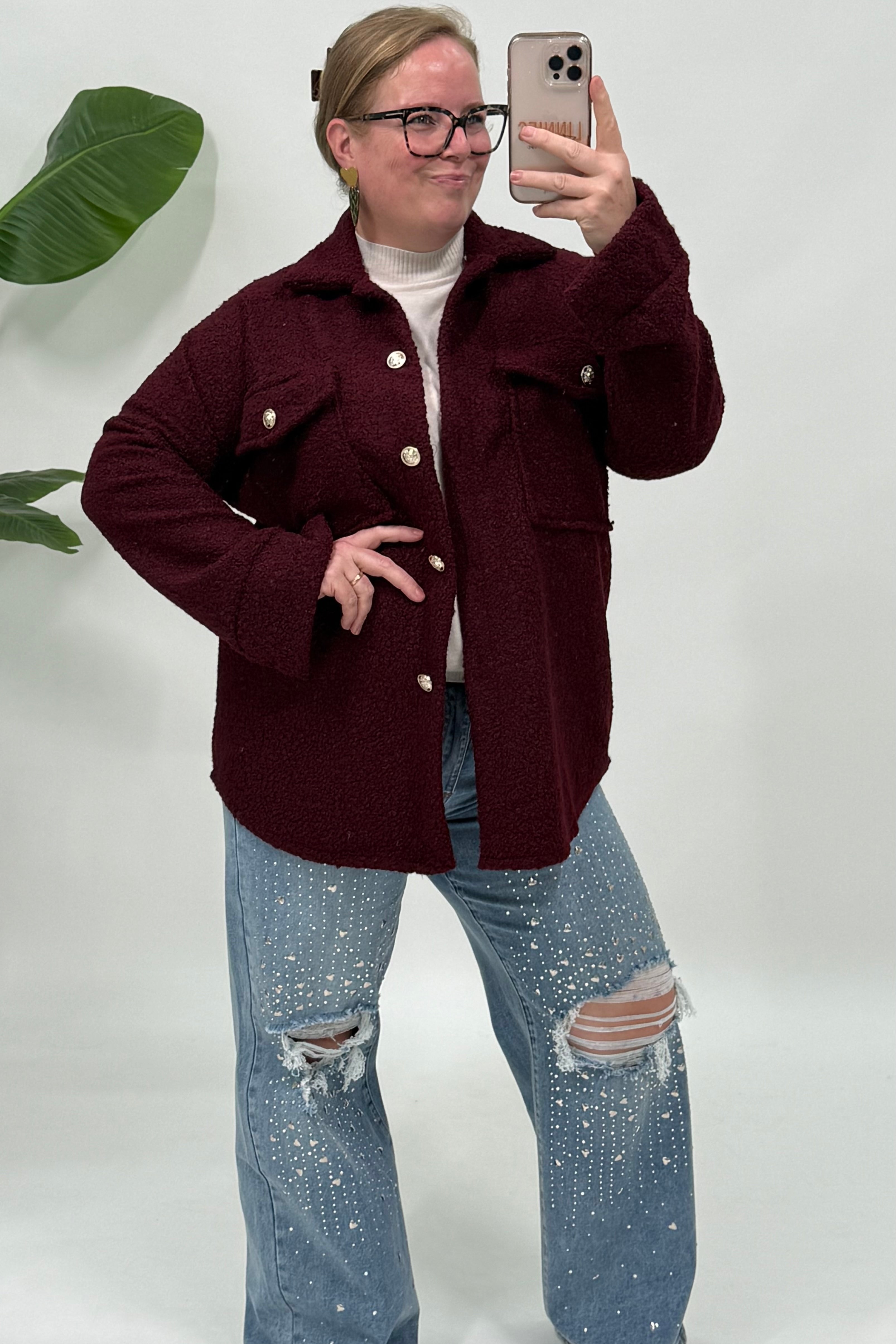 TEDDY JASJE BURGUNDY