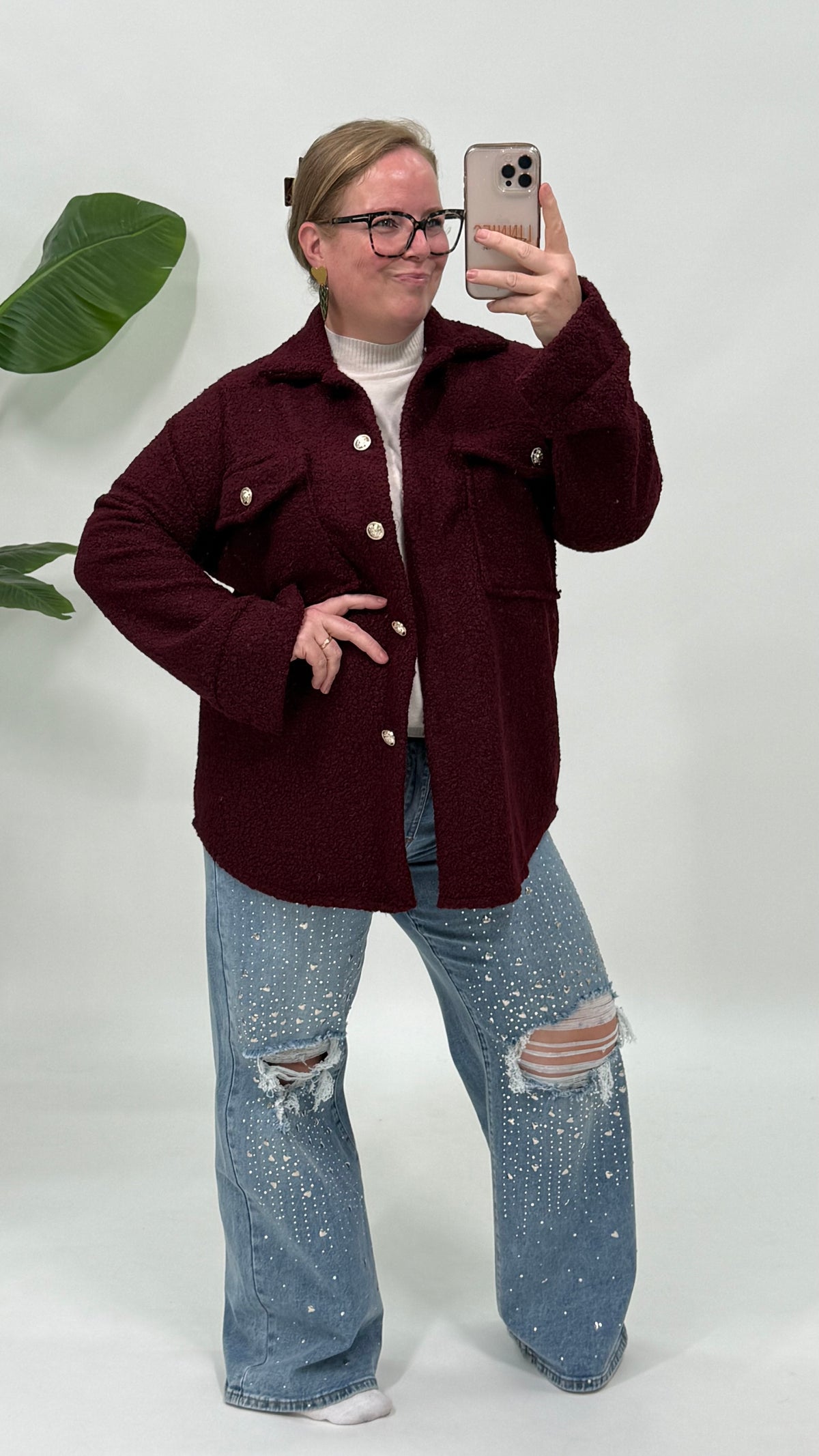 TEDDY JASJE BURGUNDY
