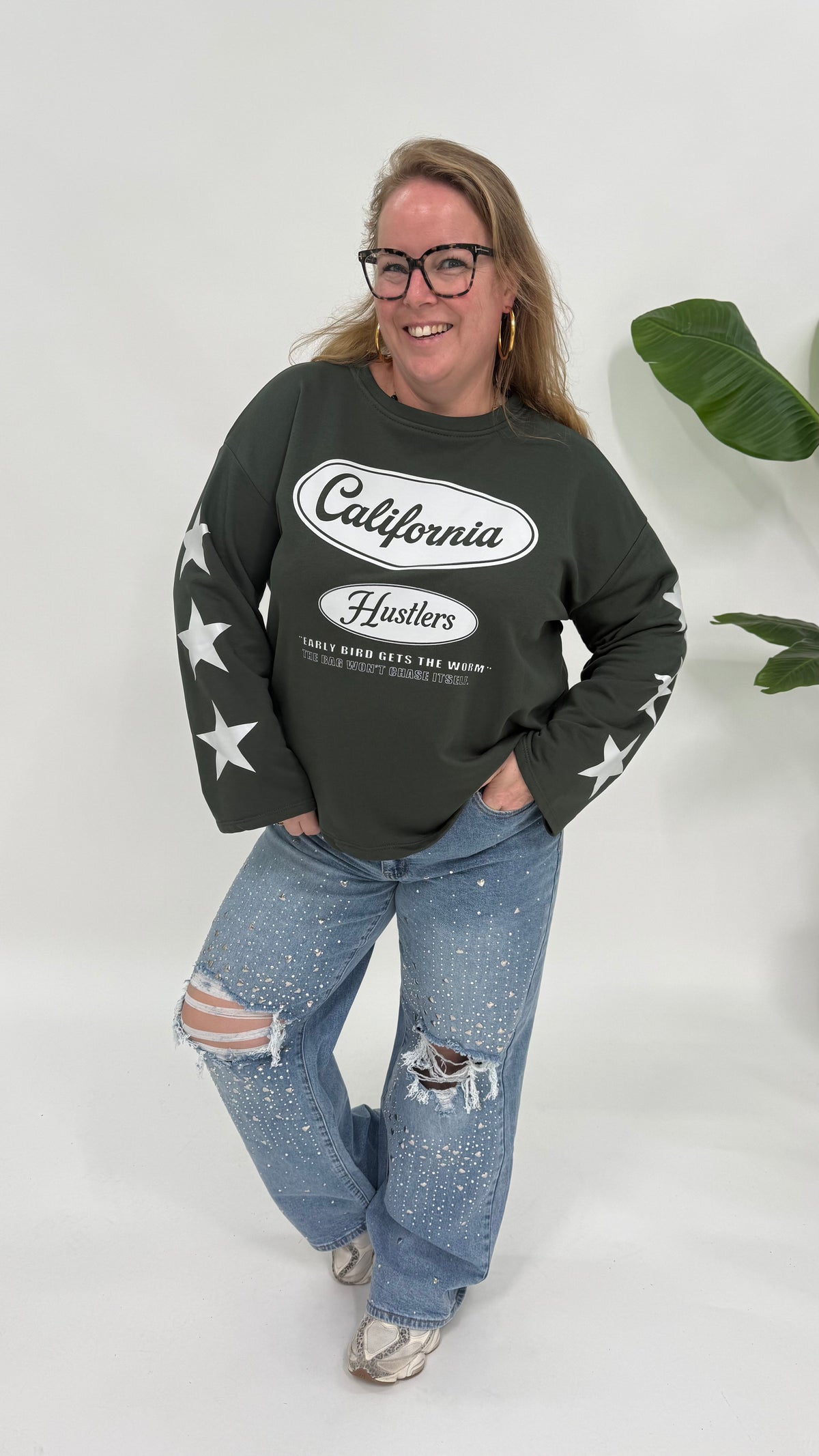 CALIFORNIA STAR SWEATER ARMY