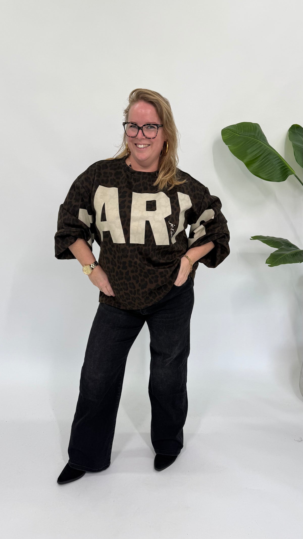 PARIS SWEATER PANTER ESPRESSO