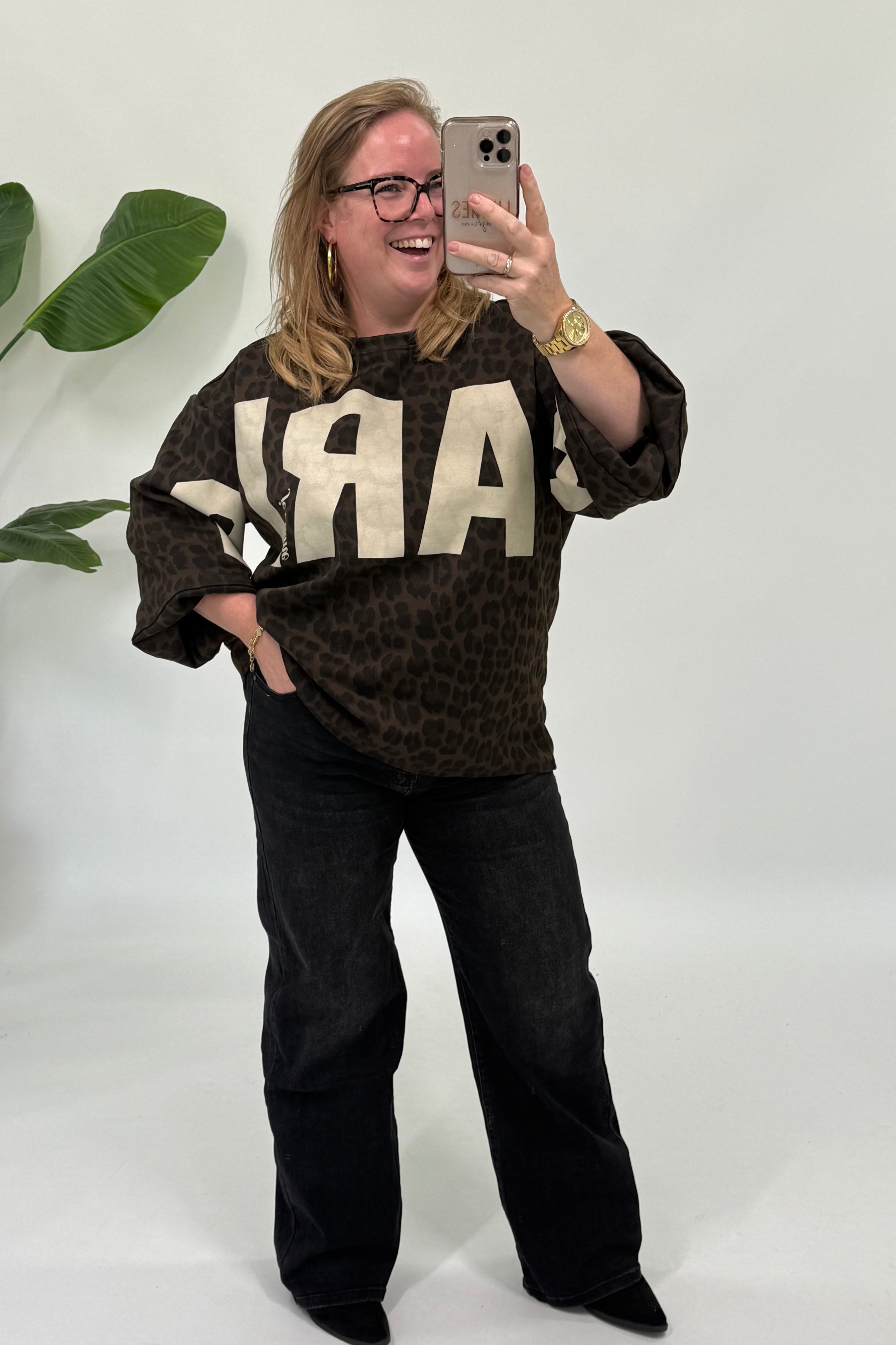 PARIS SWEATER PANTER ESPRESSO