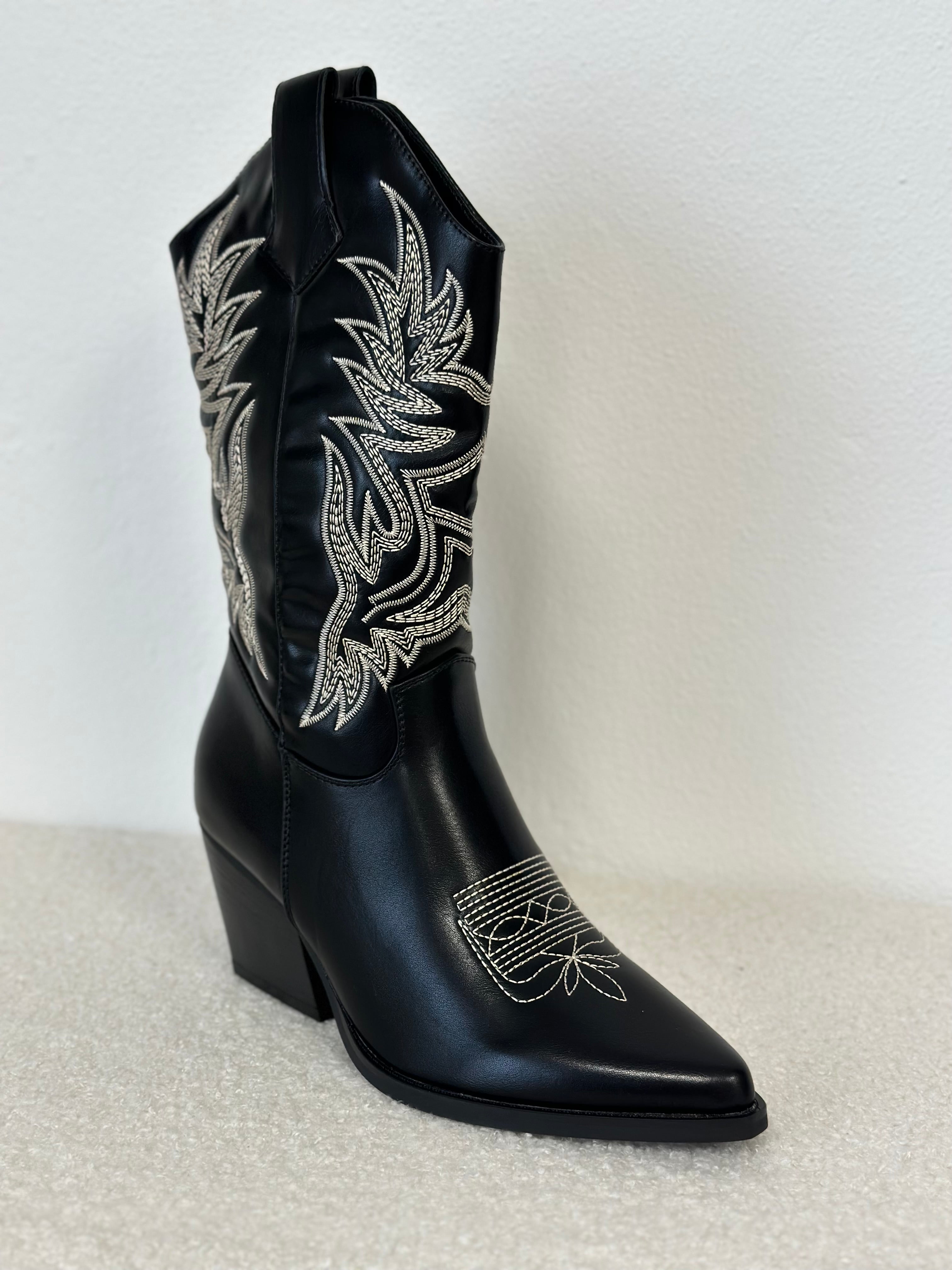 COWBOYSTIEFEL - SCHWARZ DES953P