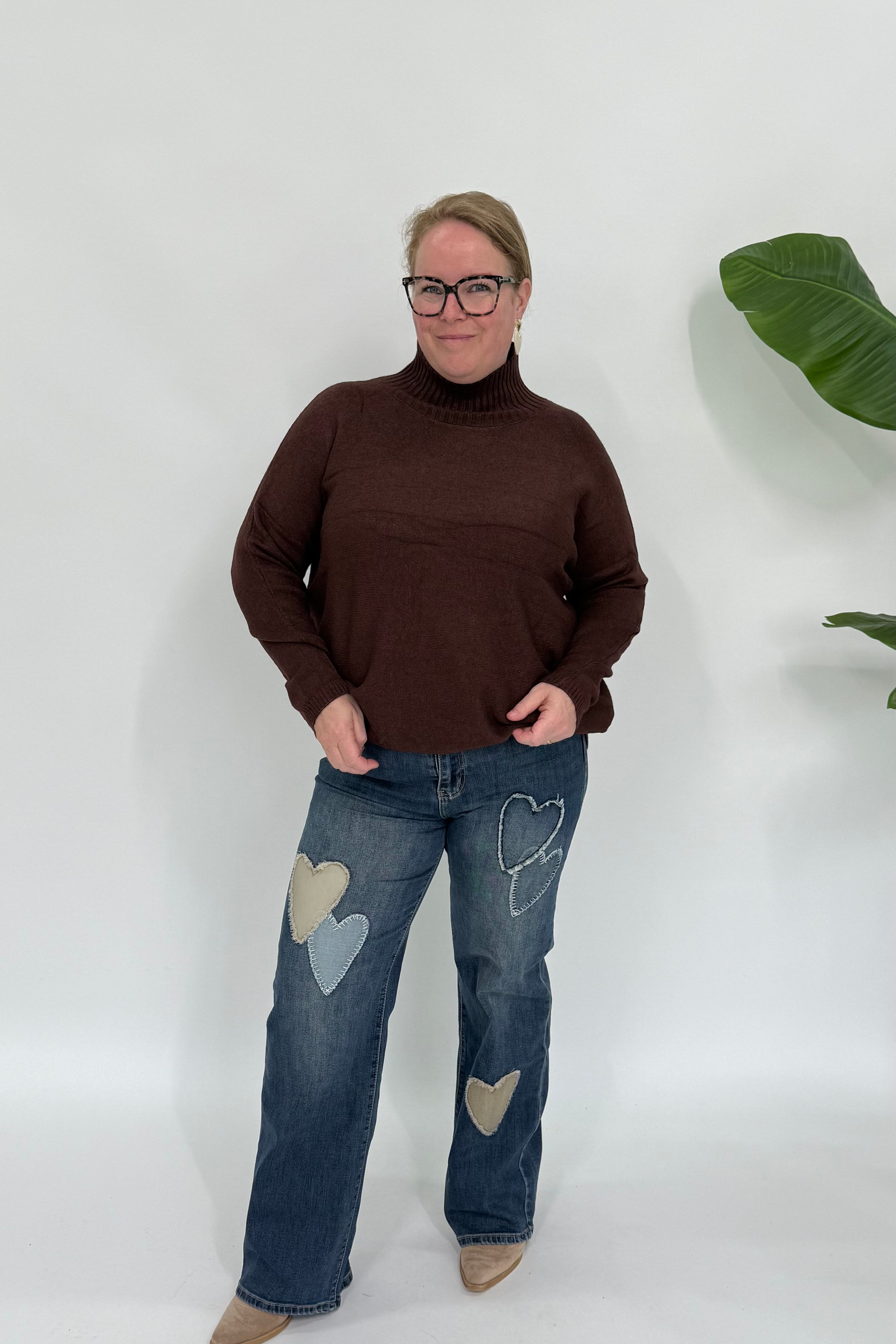 G-SMACK WIDE LEG HEART JEANS