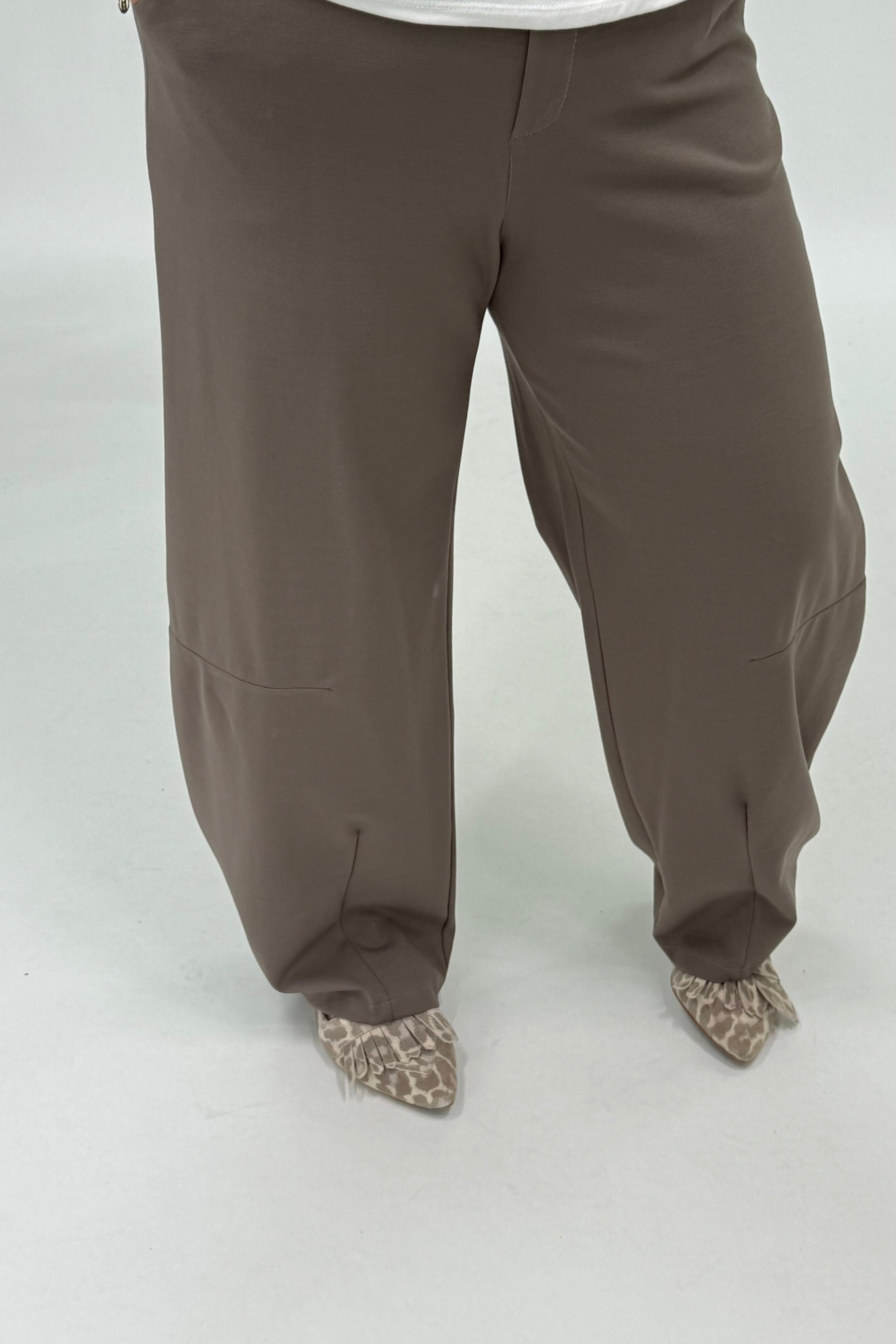 BARREL PANTALON TAUPE