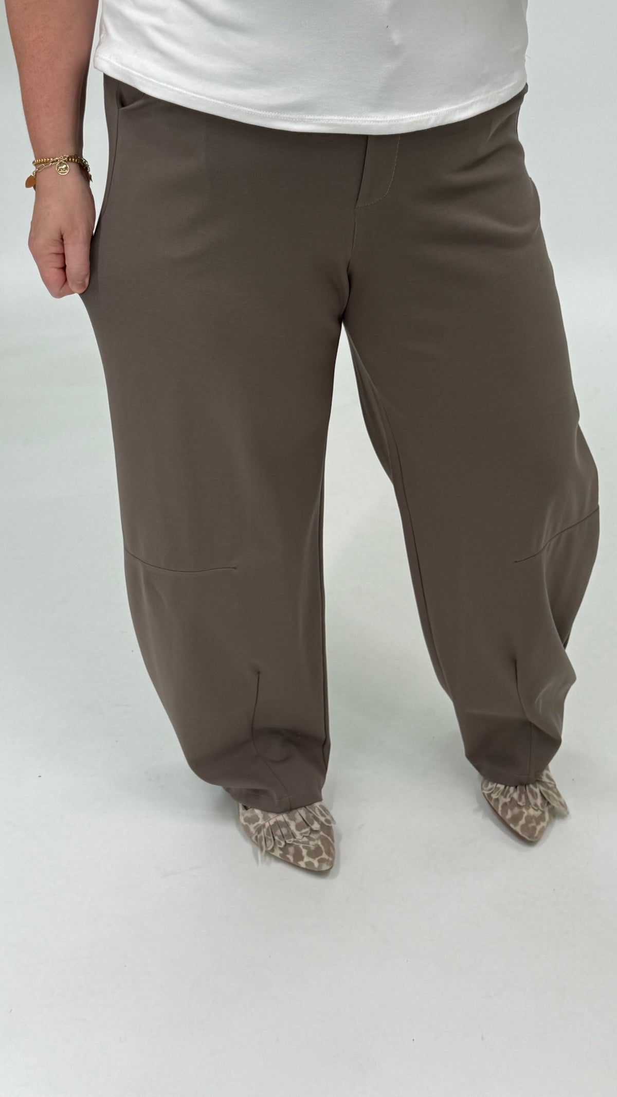 BARREL PANTALON TAUPE