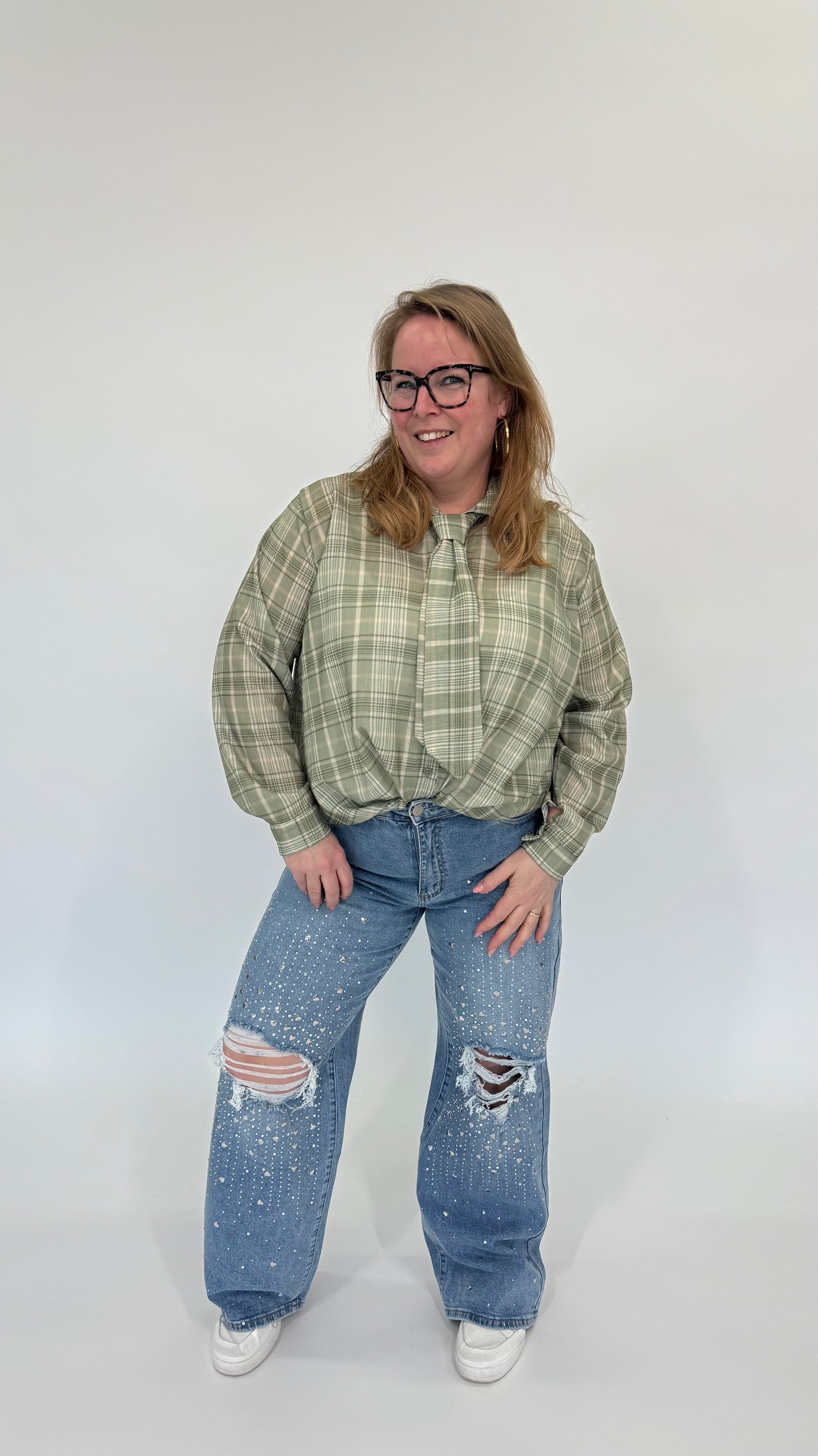 VISCOSE BLOUSE STROPDAS - 1944