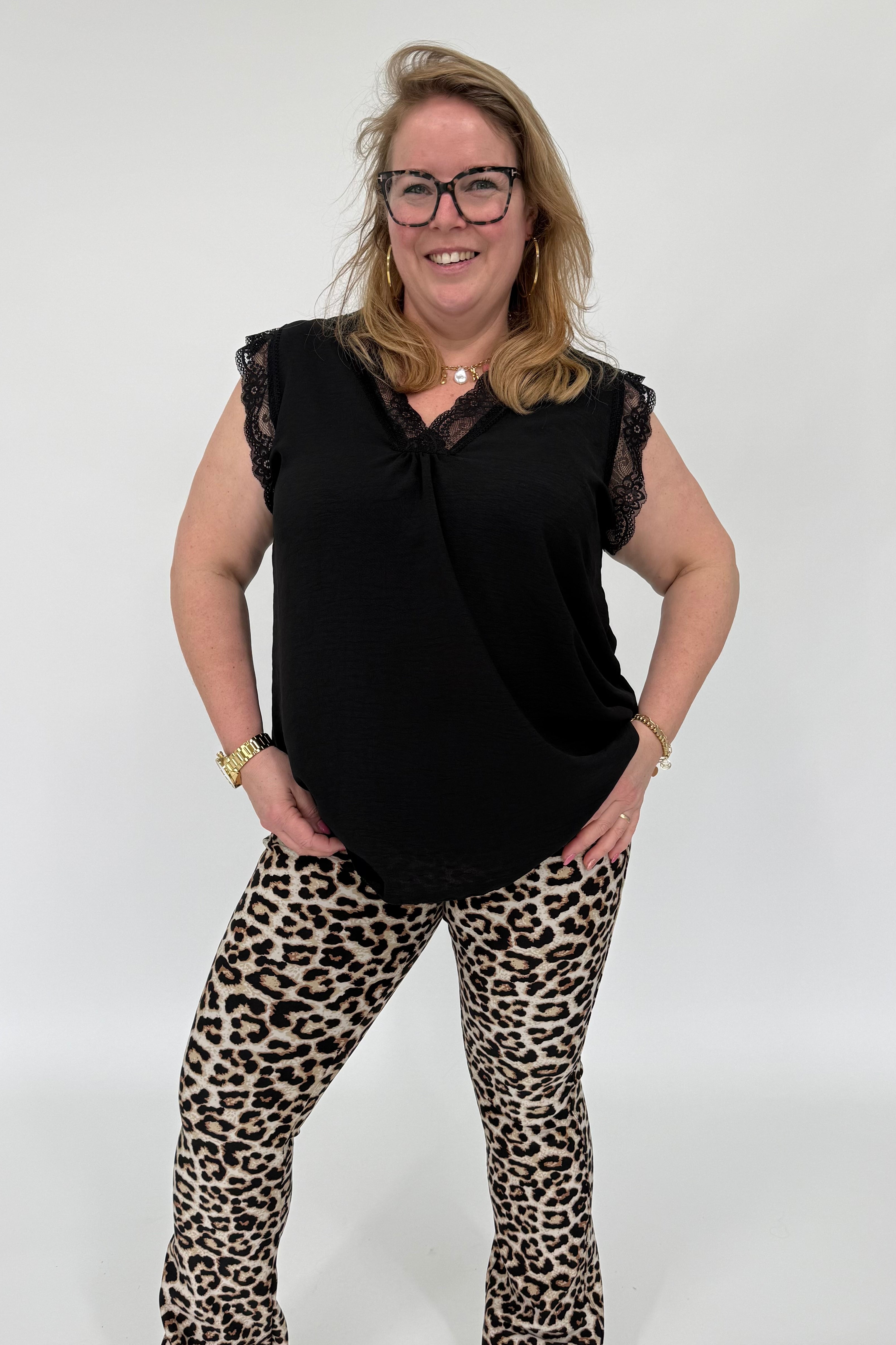 MILA TOP ZWART