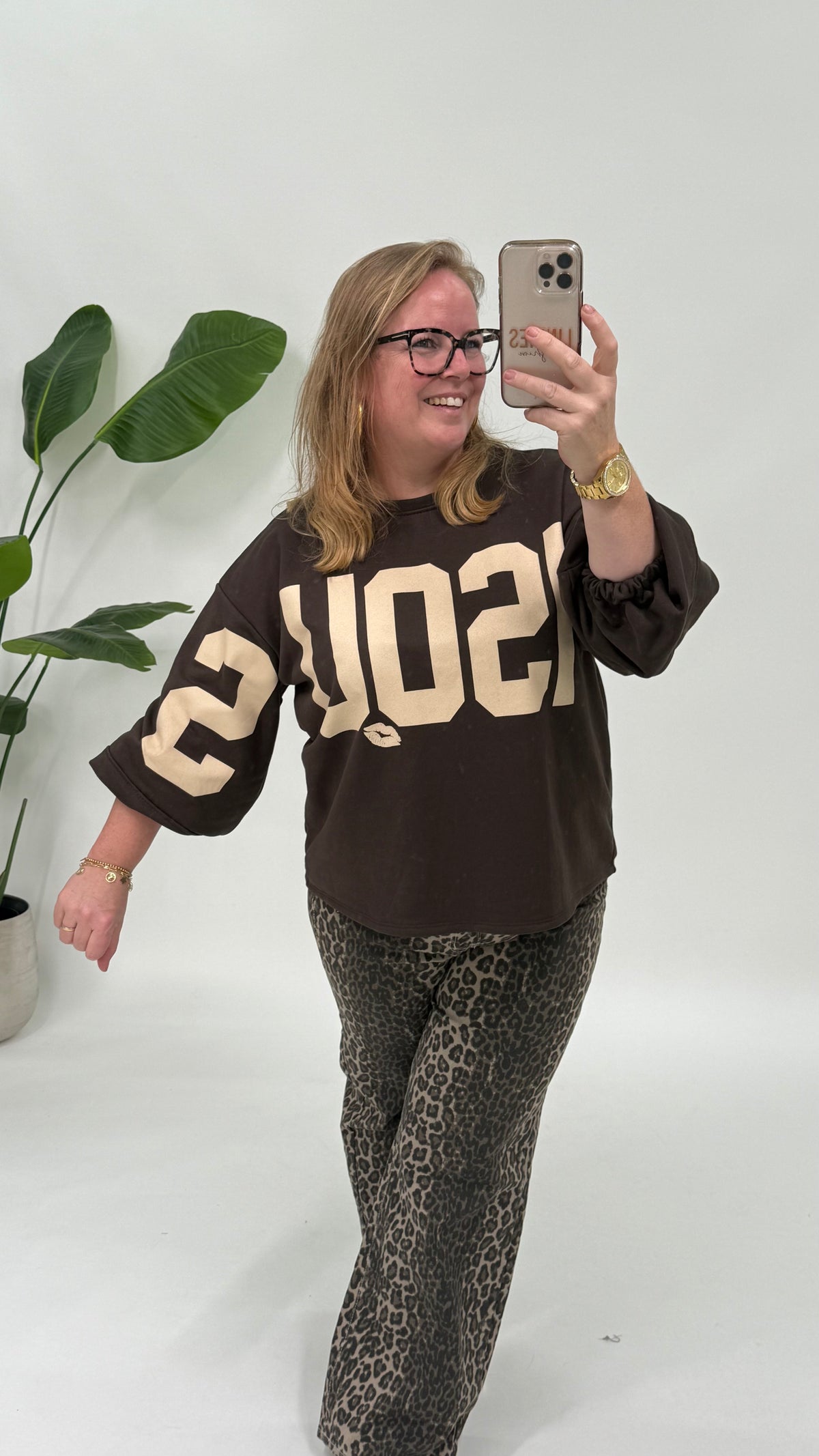 BISOUS SWEATER ESPRESSO