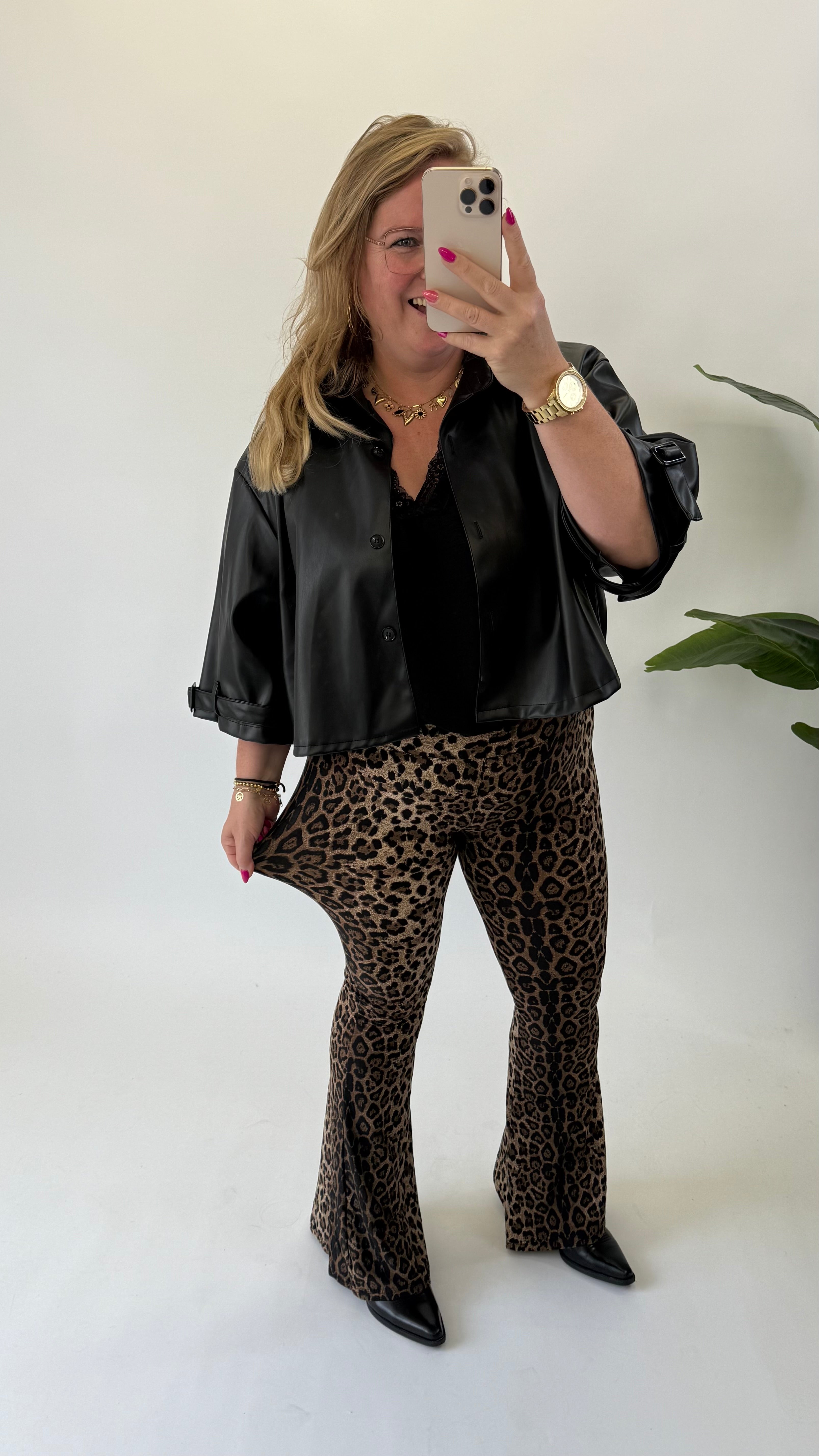 FLAIR REISEHOSE (36 bis 52) - ZWART