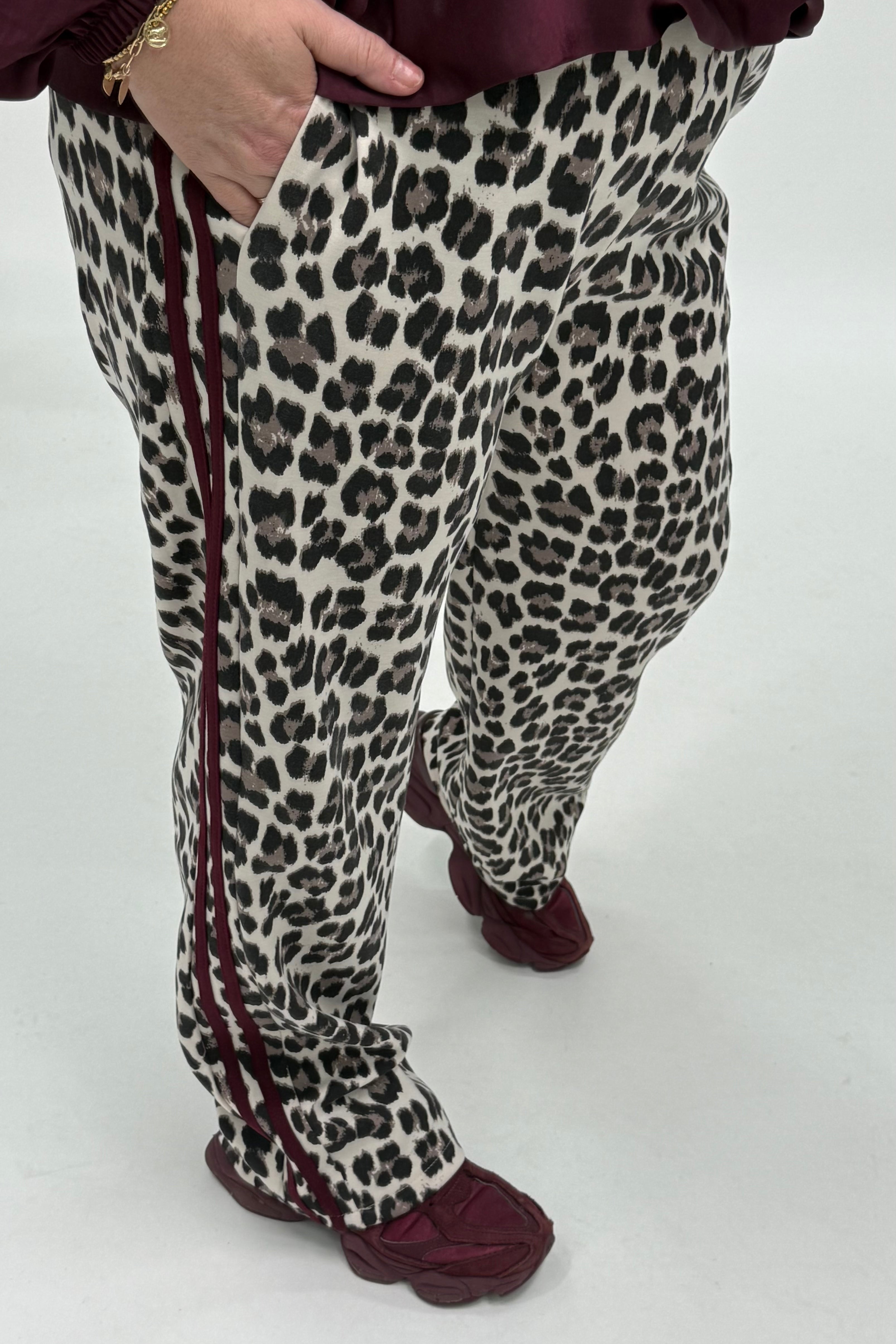 SPORTI PANTER JOGGER BURGUNDY