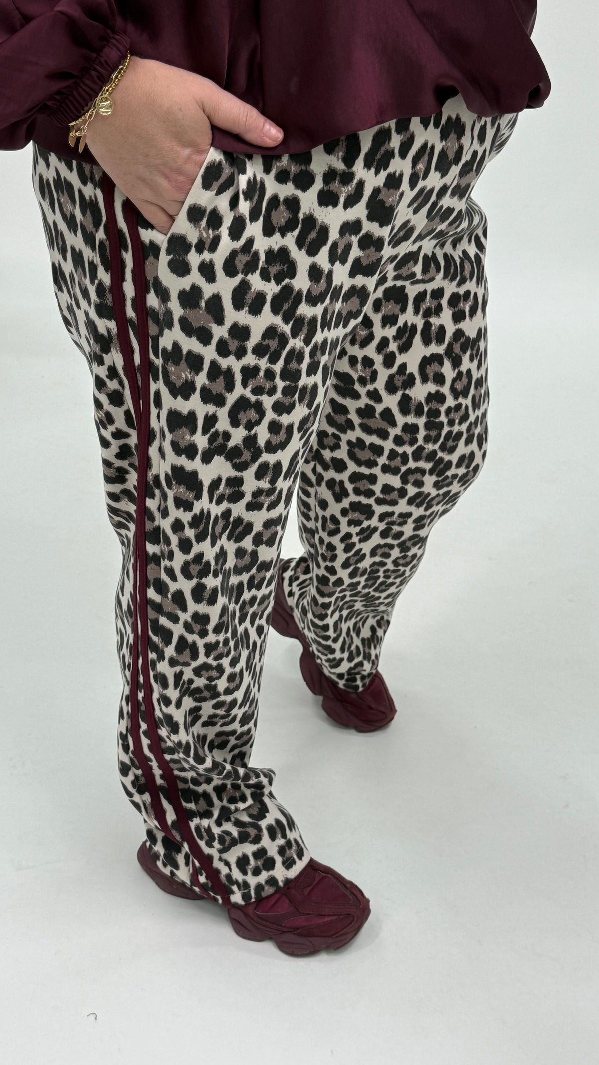 SPORTI PANTER JOGGER BURGUNDY