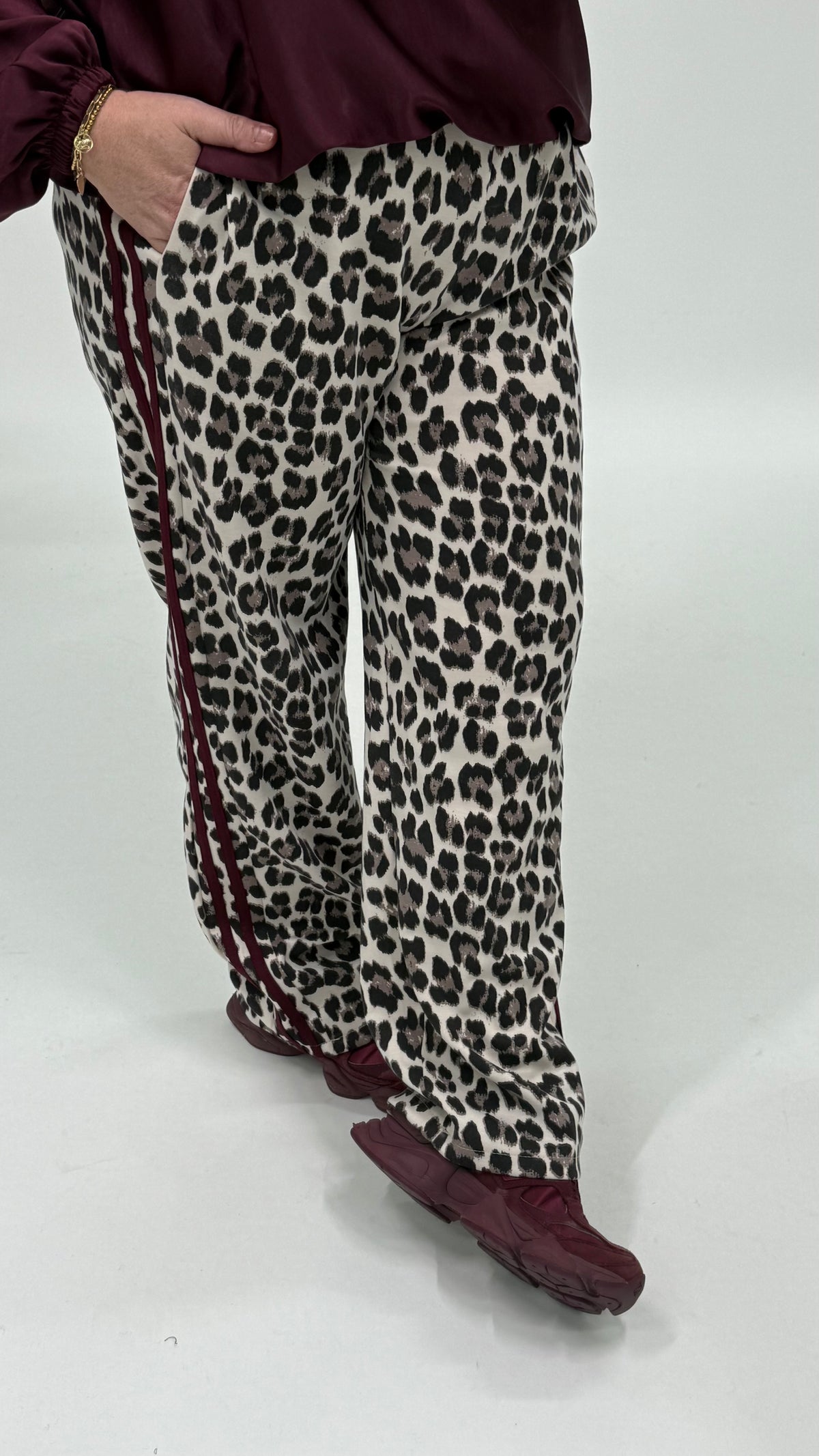SPORTI PANTER JOGGER BURGUNDY
