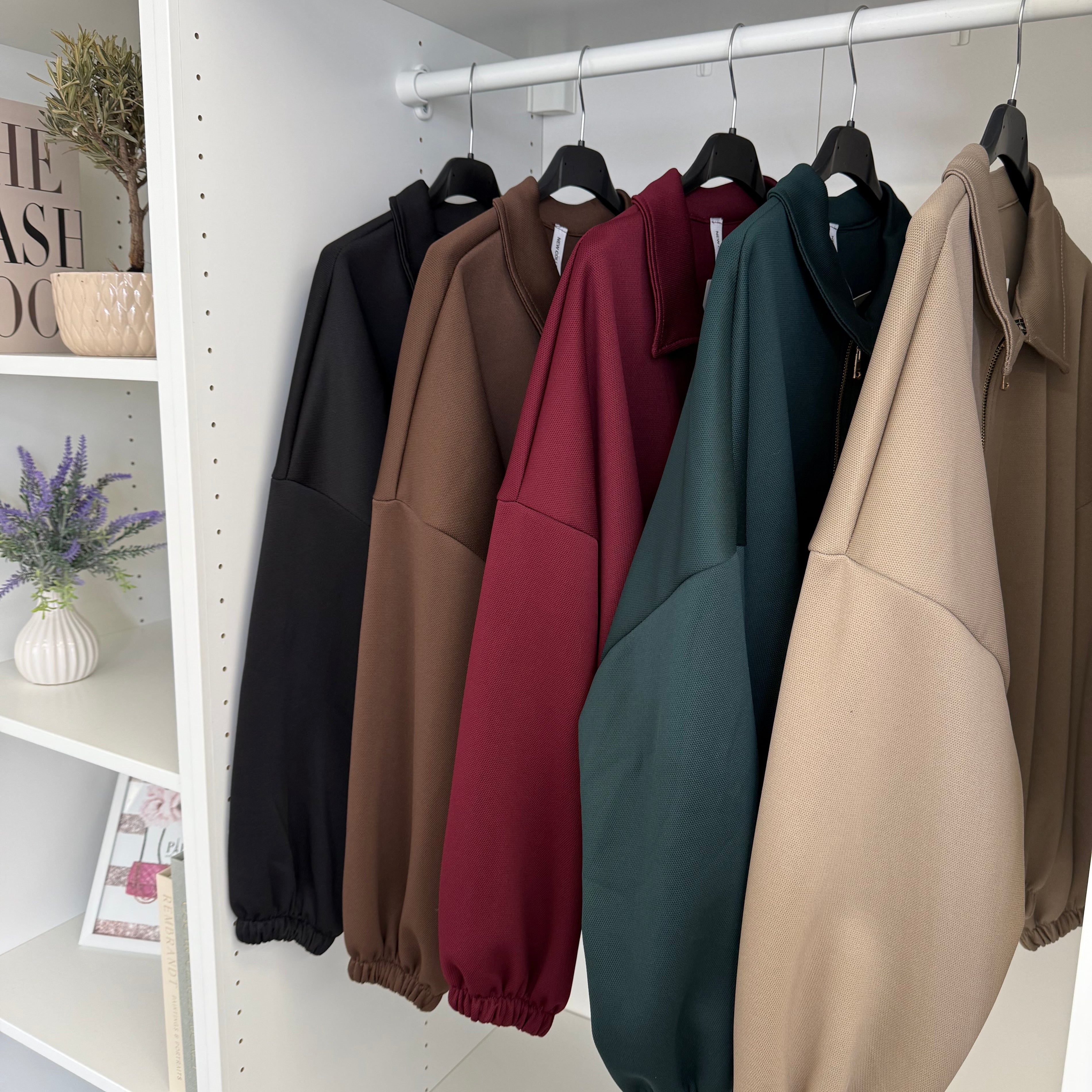 BO DENIM WESTE (38 BIS 50) - SCHWARZ