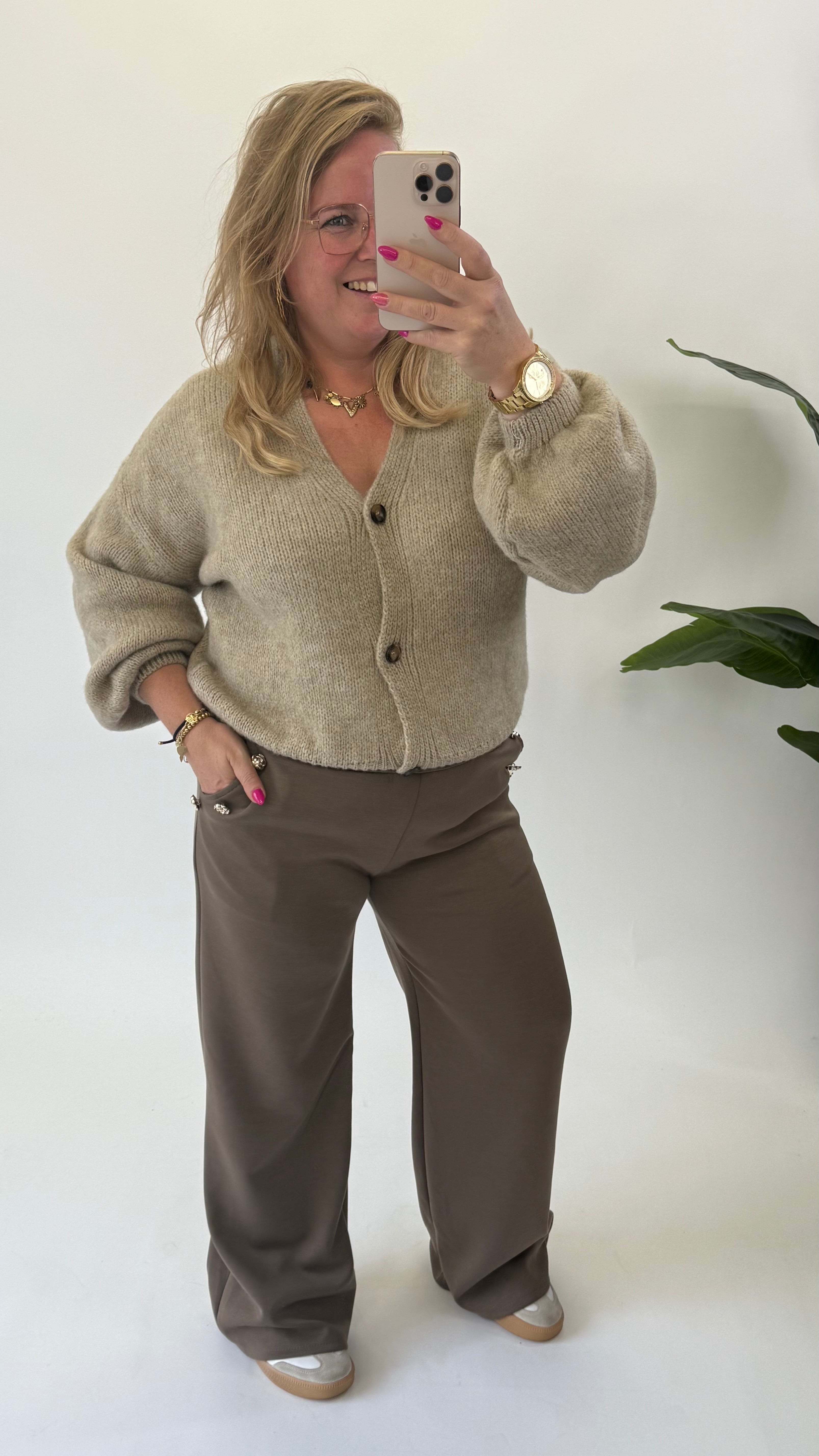 DAMEN REISEHOSE (36 bis 52) - TAUPE