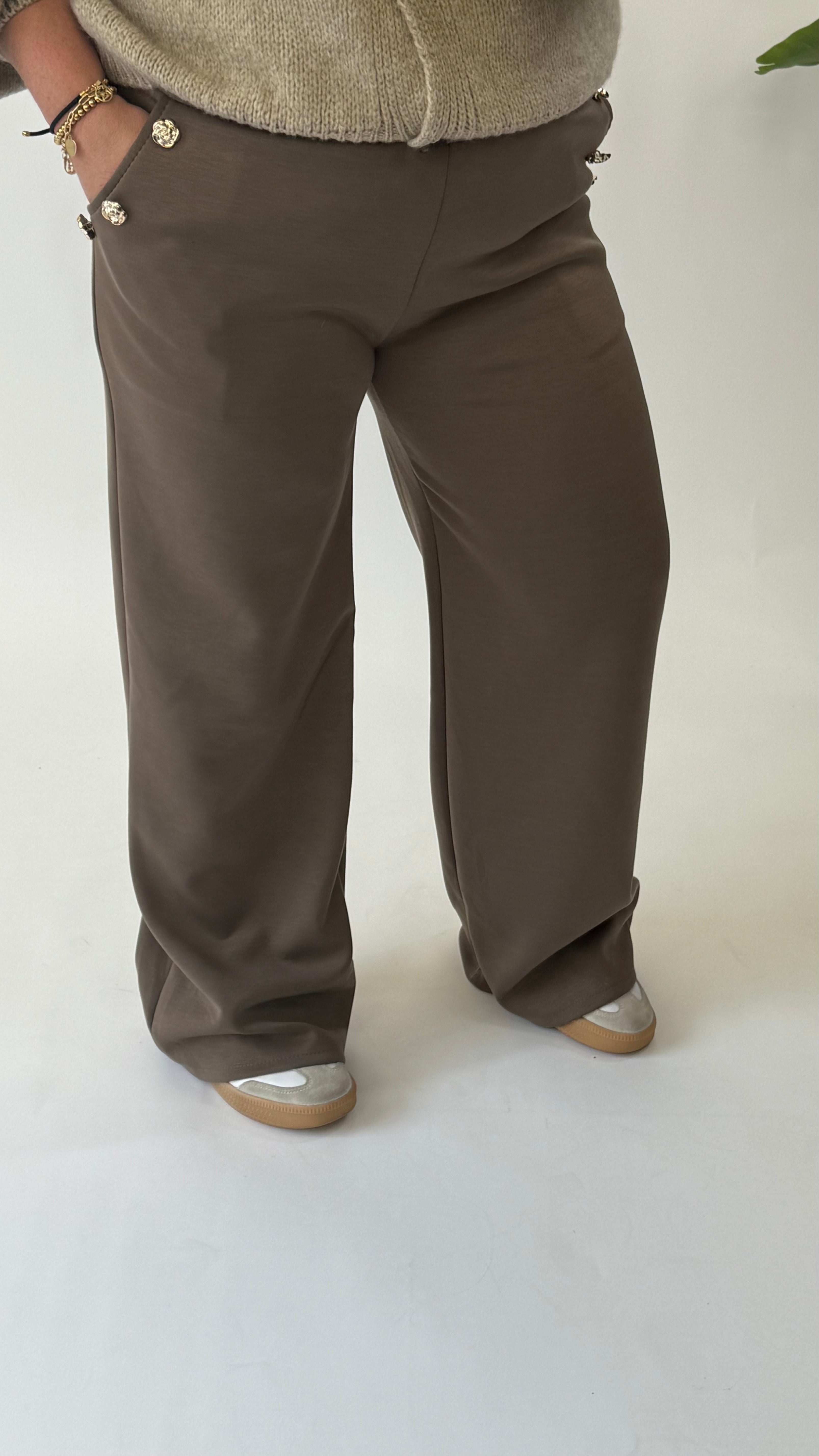 DAMEN REISEHOSE (36 bis 52) - TAUPE