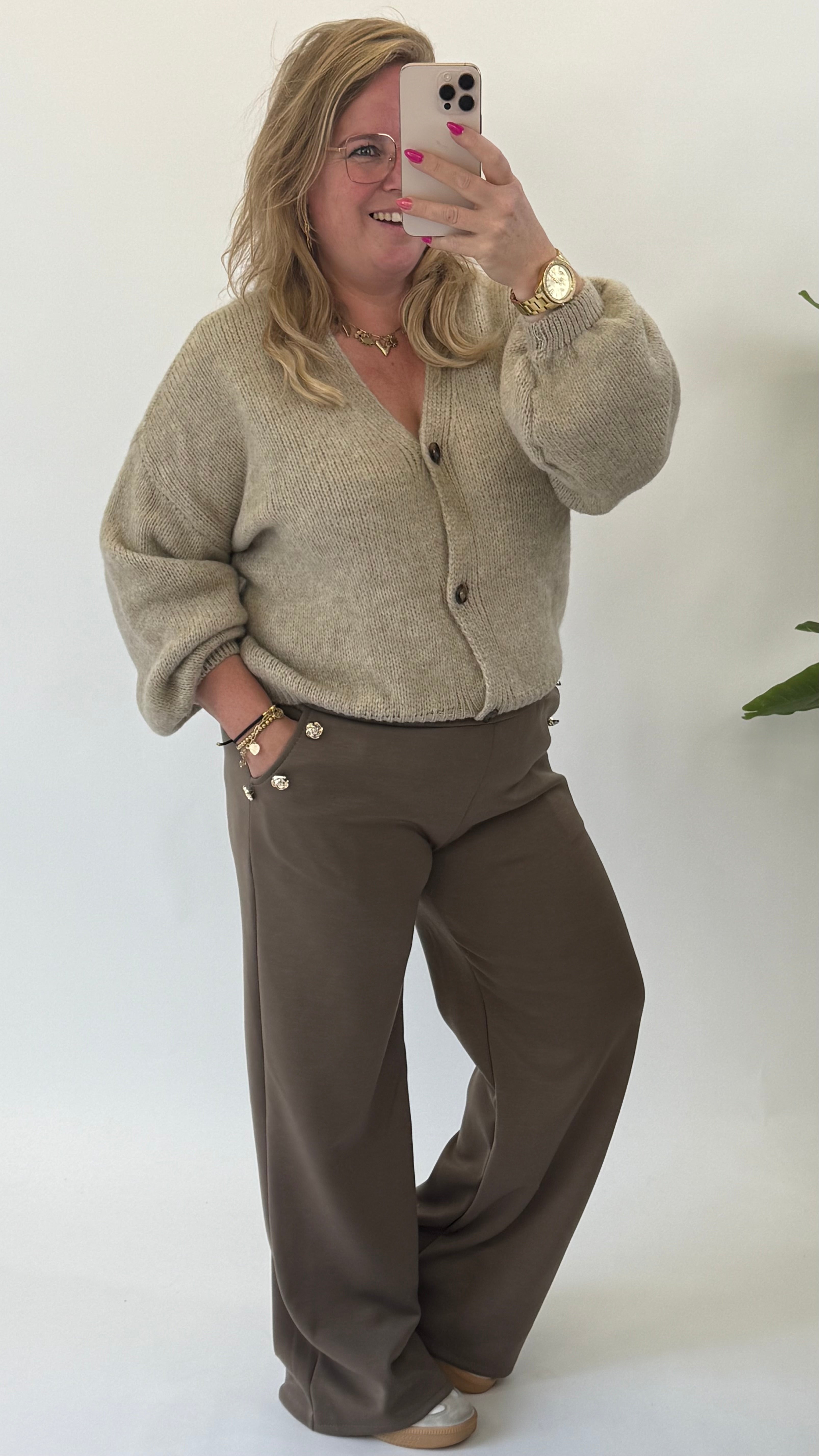 DAMEN REISEHOSE (36 bis 52) - TAUPE