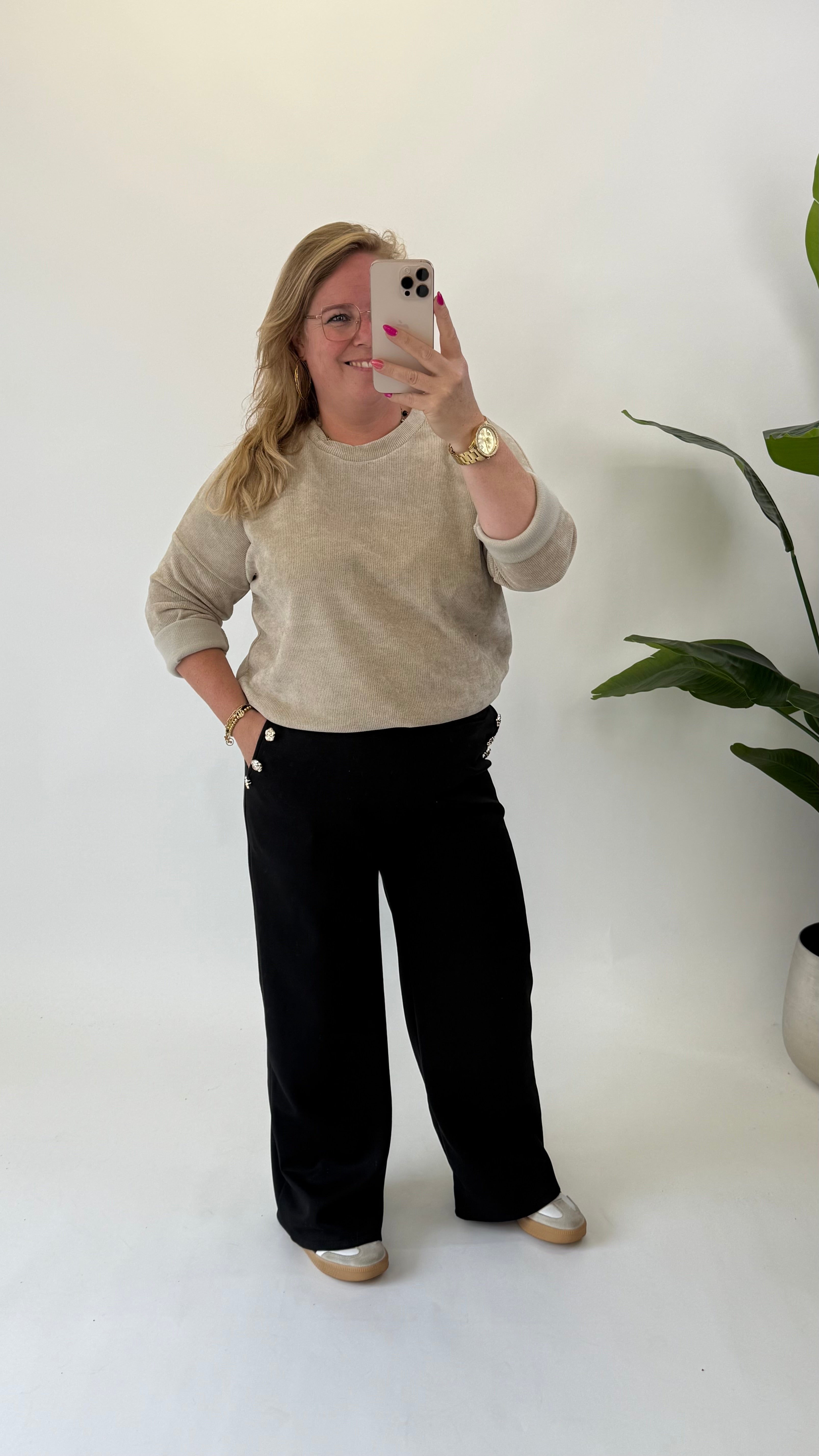 DAMEN REISEHOSE (36 bis 52) - TAUPE
