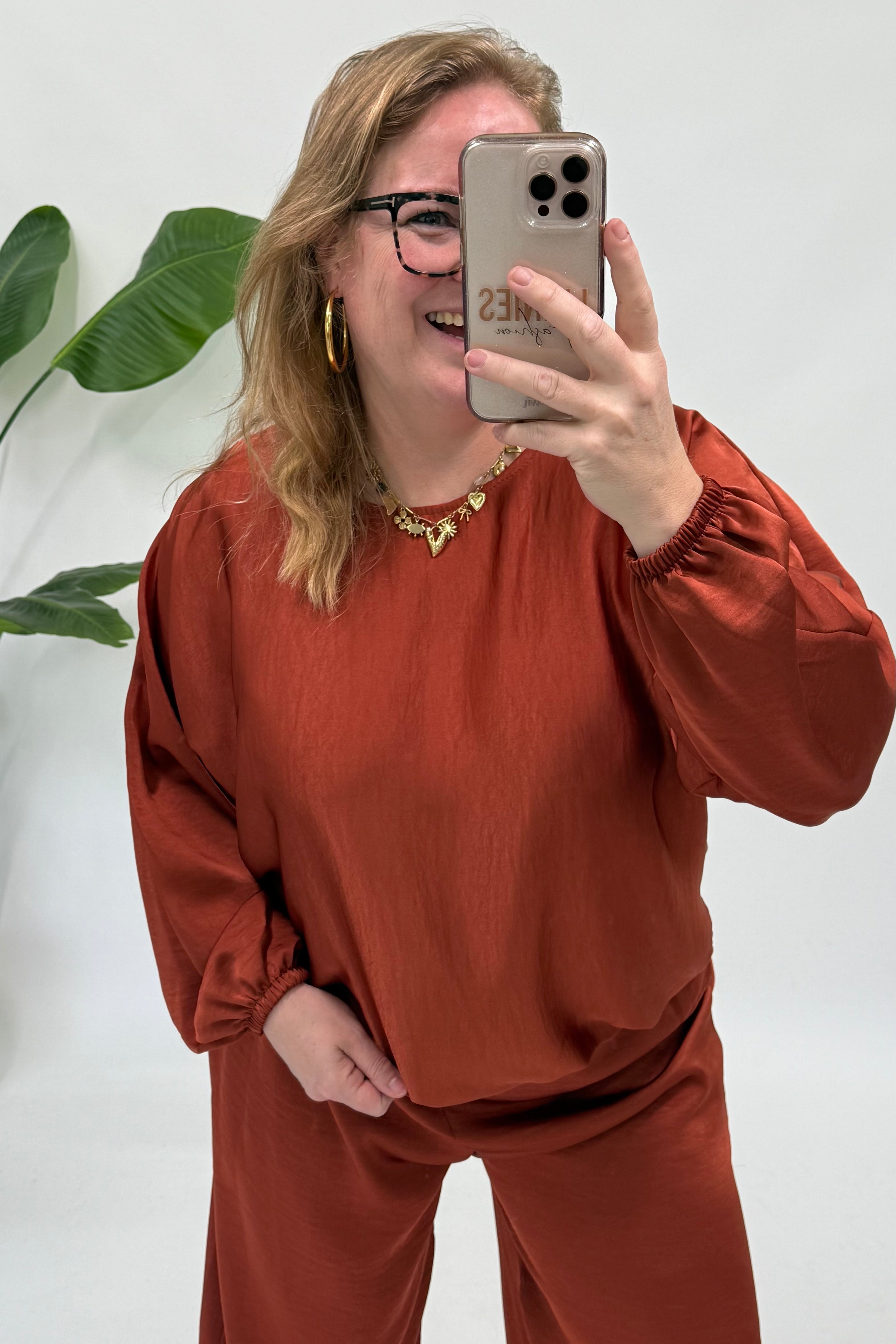 SILK LOOK TOP BRICK