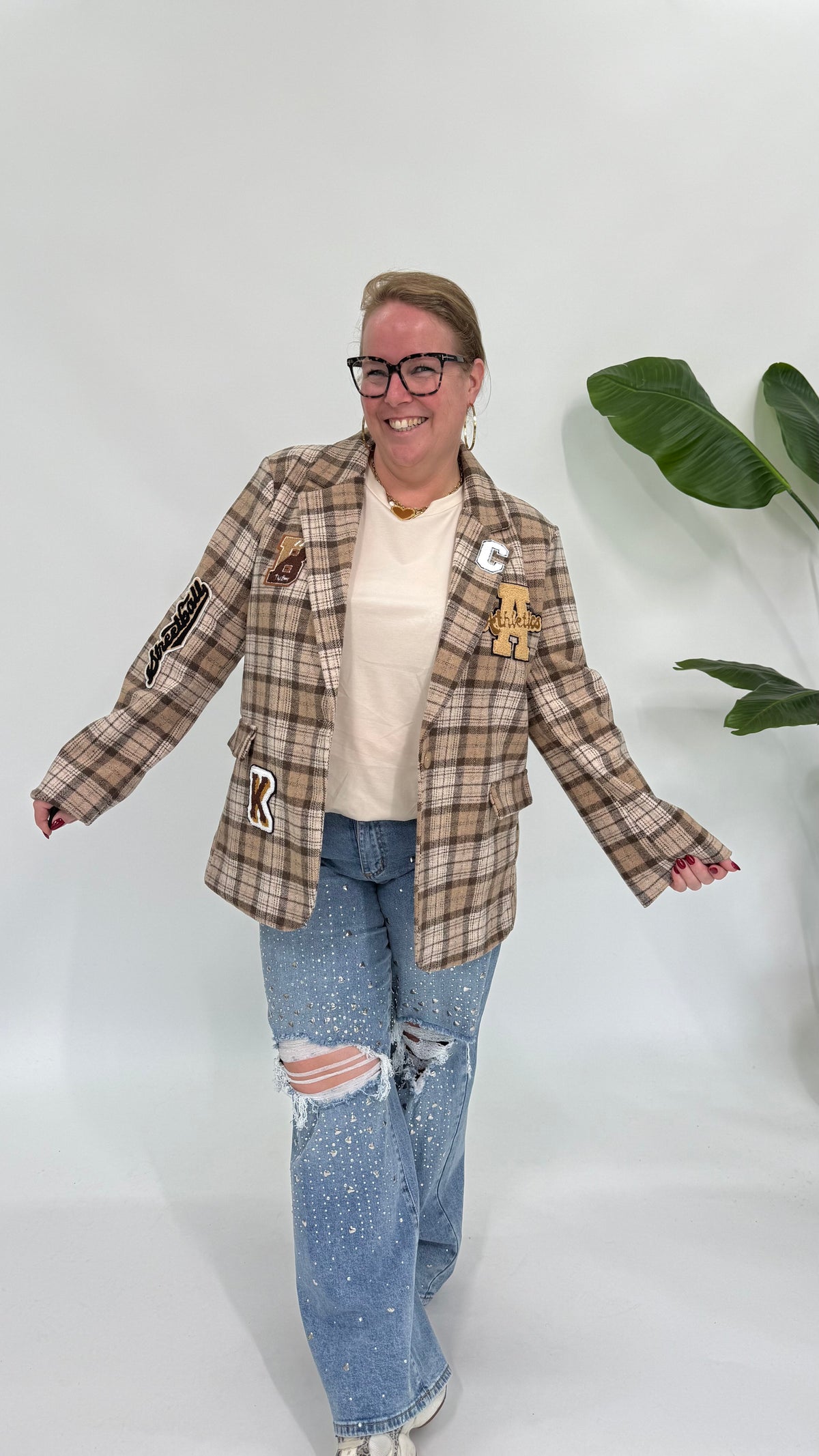 RUIT BLAZER/JAS BRUIN