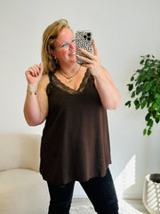 ESSIE TOP MIT SPITZE - 1288