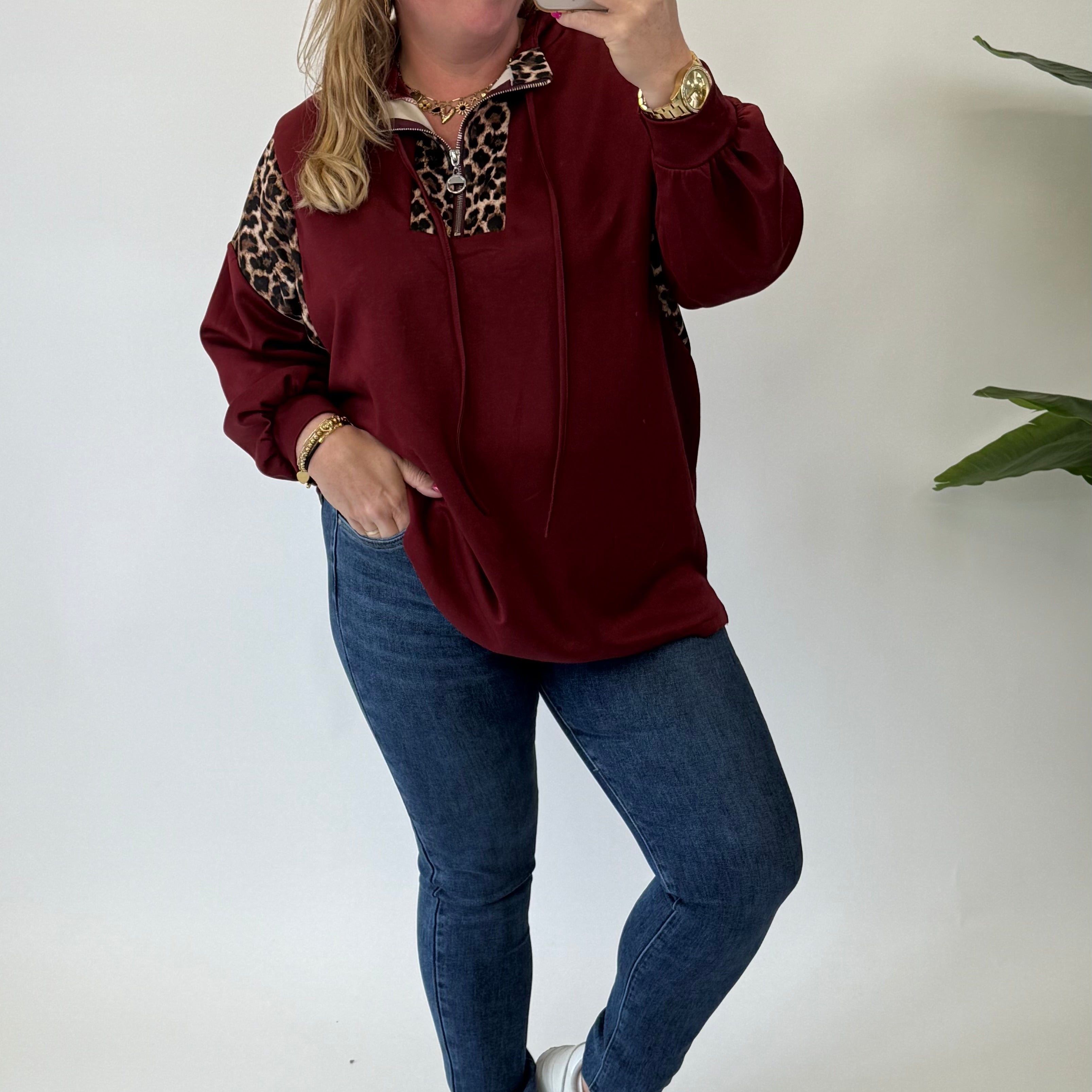 MOM WIDE LEG JEANS MERK GOODIES DJ2456 (40 bis 48) - GRAU