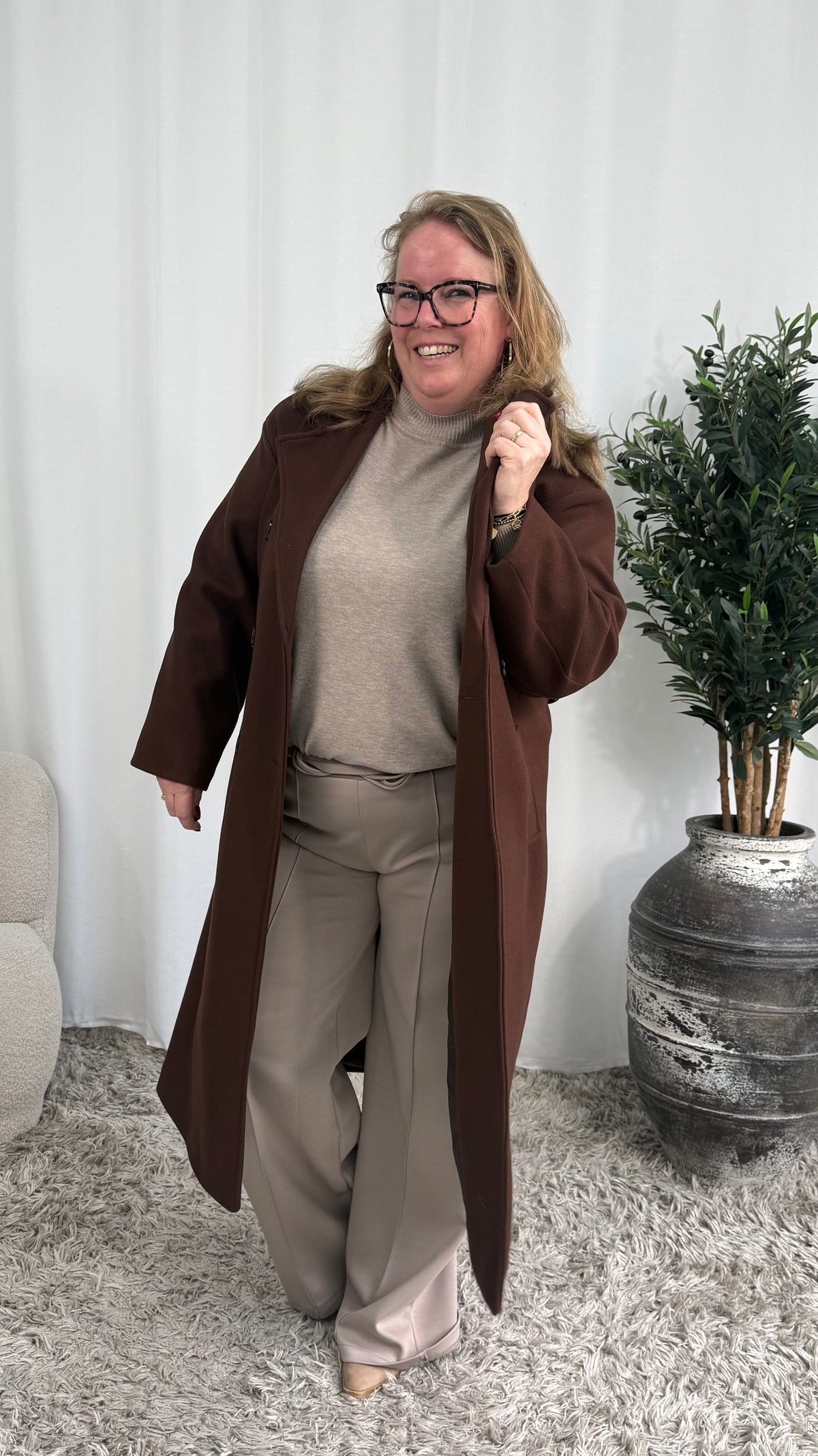 LINNIES TRENCHCOAT BRUIN