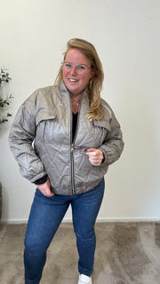 BO DENIM WESTE (38 BIS 50) - SCHWARZ