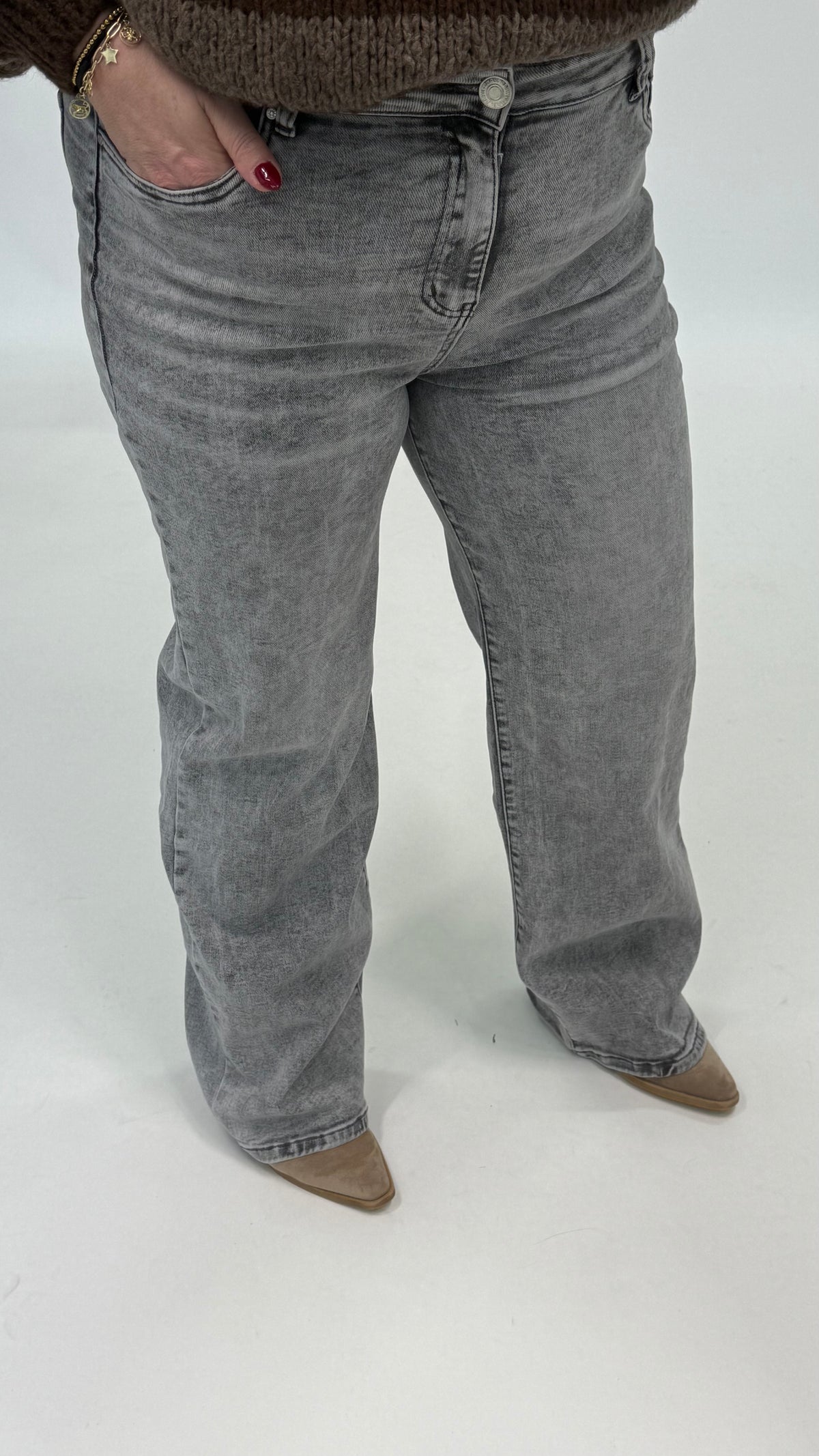 GOODIES WIDE LEG GREY