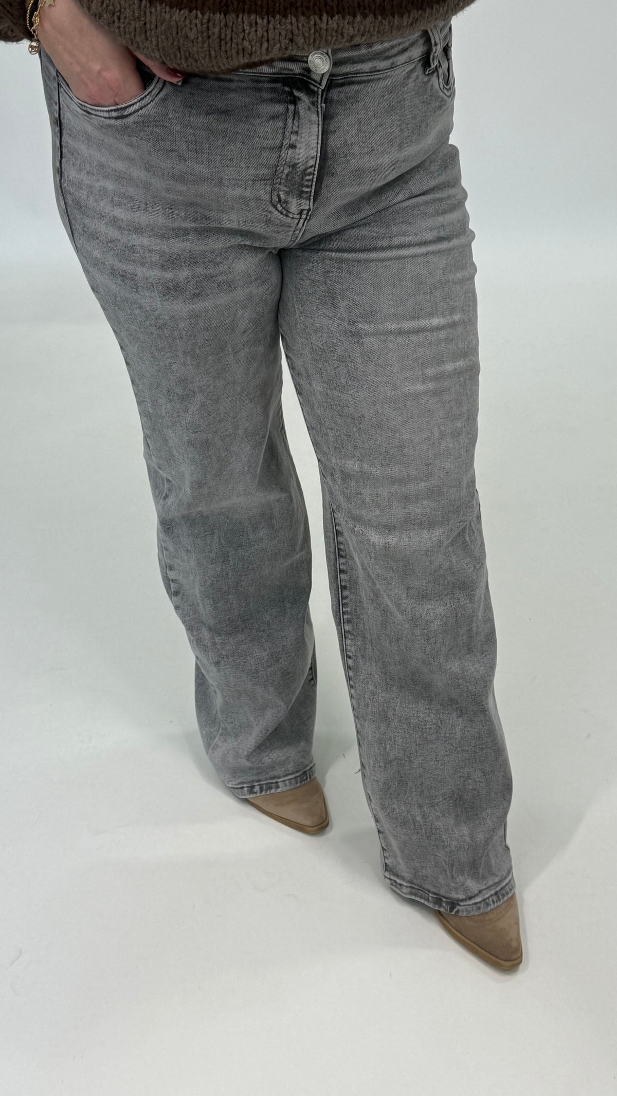 GOODIES WIDE LEG GREY