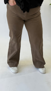 MOM WIDE LEG JEANS MERK GOODIES DJ2456 (40 bis 48) - GRAU