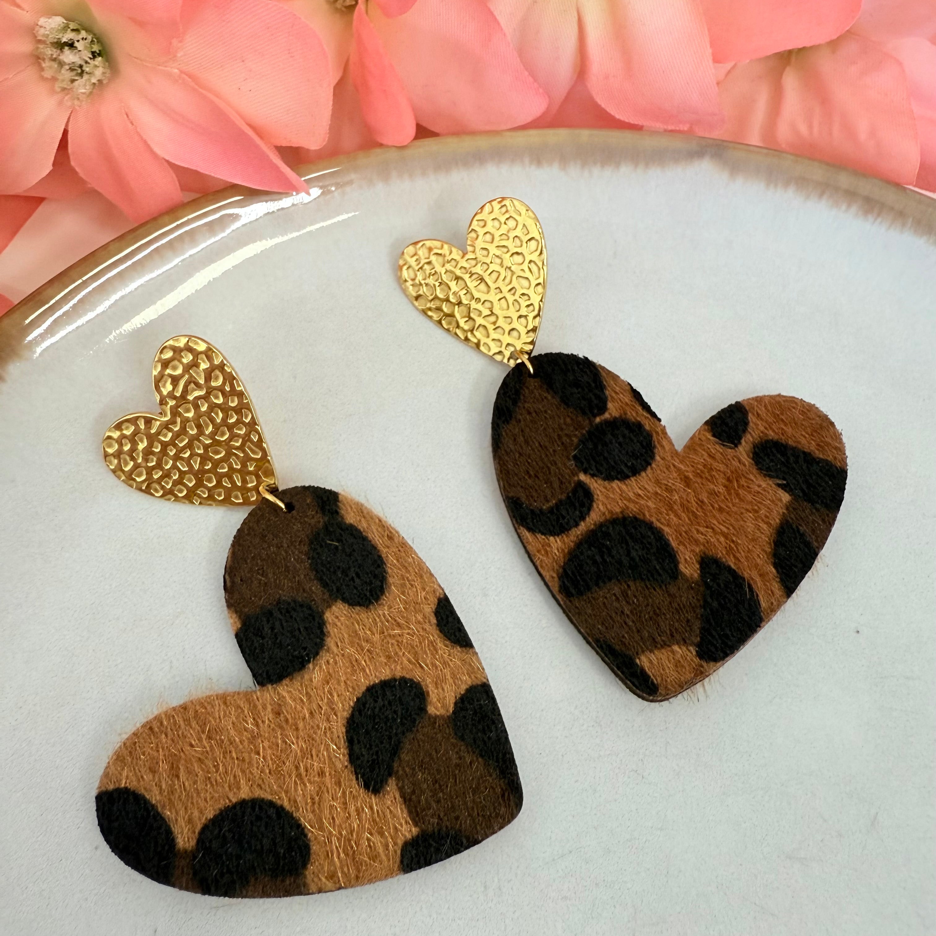 OVAALE STEINOHRRINGE - 2 KLAR