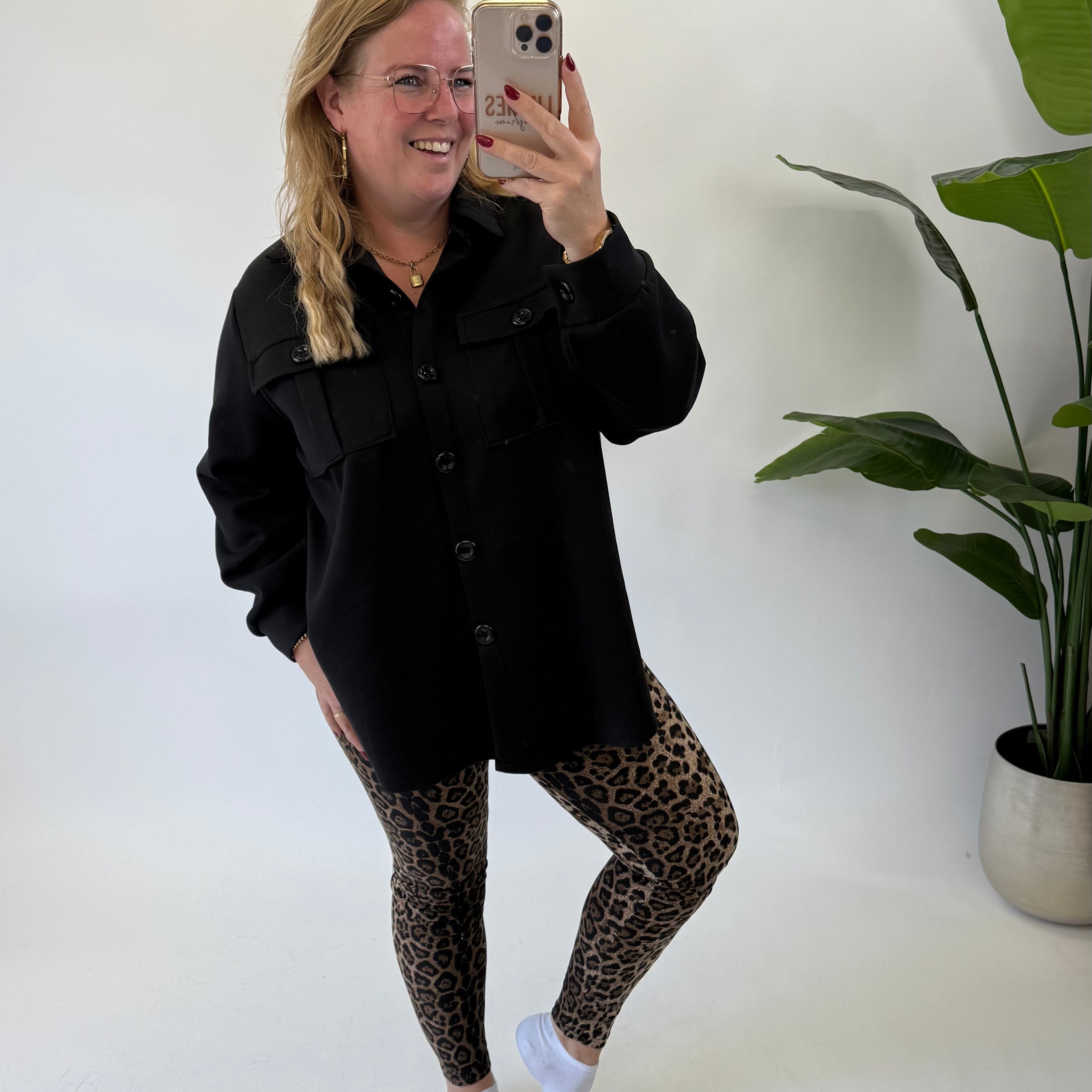 FLAIR REISEHOSE (36 bis 52) - ZWART