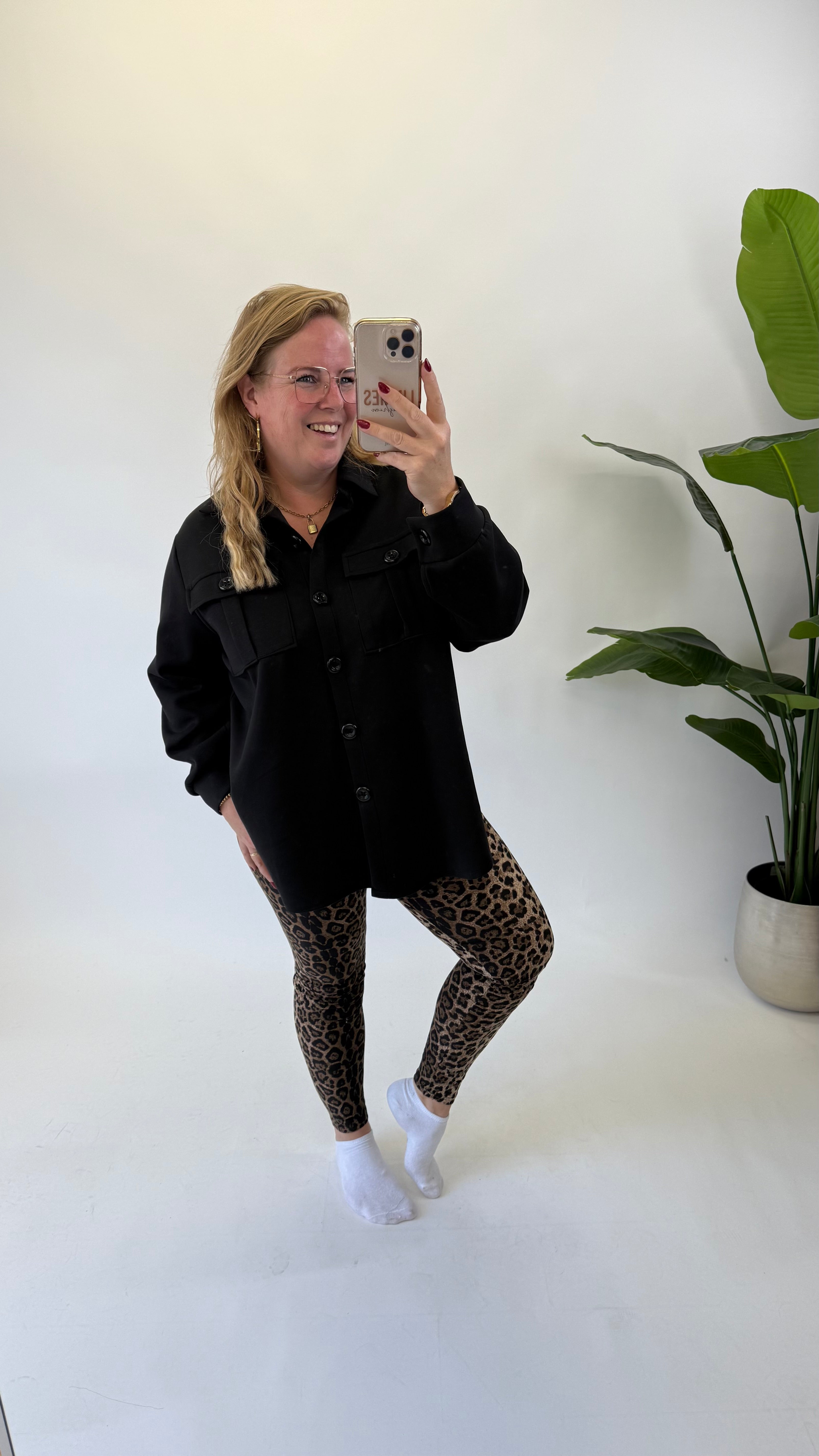 FLAIR REISEHOSE (36 bis 52) - ZWART