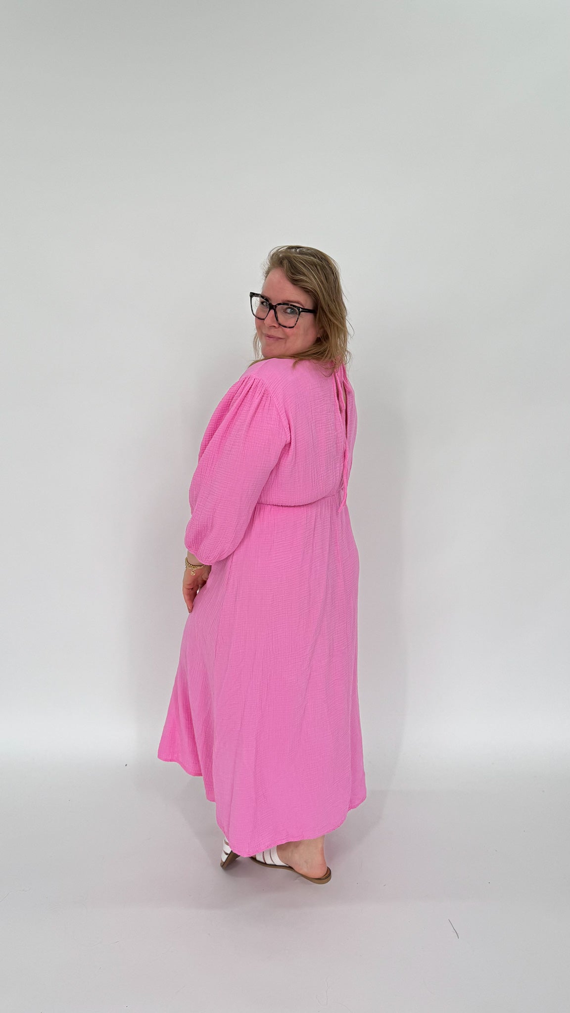 KATOENEN MAXI JURK - 1987