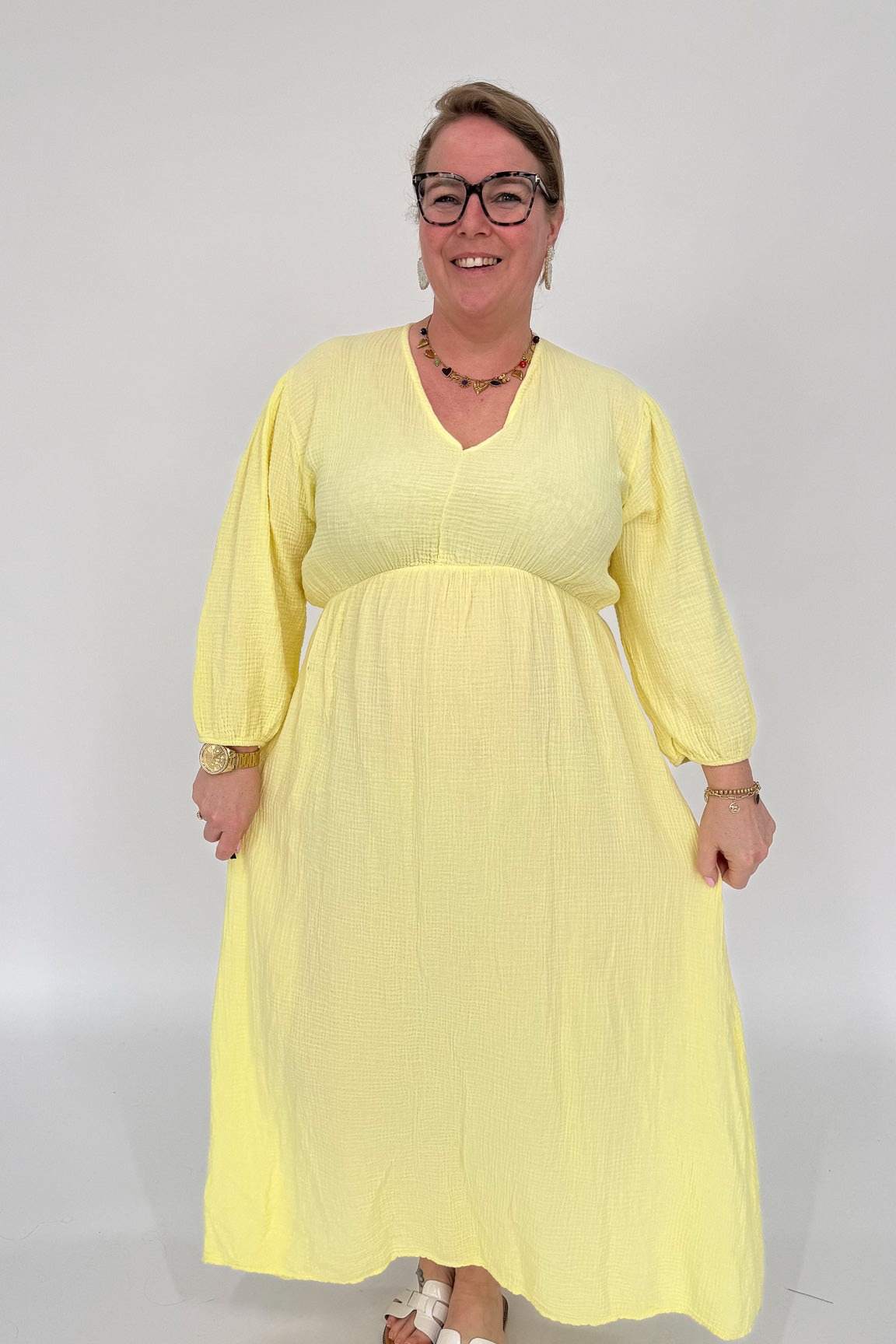 KATOENEN MAXI JURK - 1987