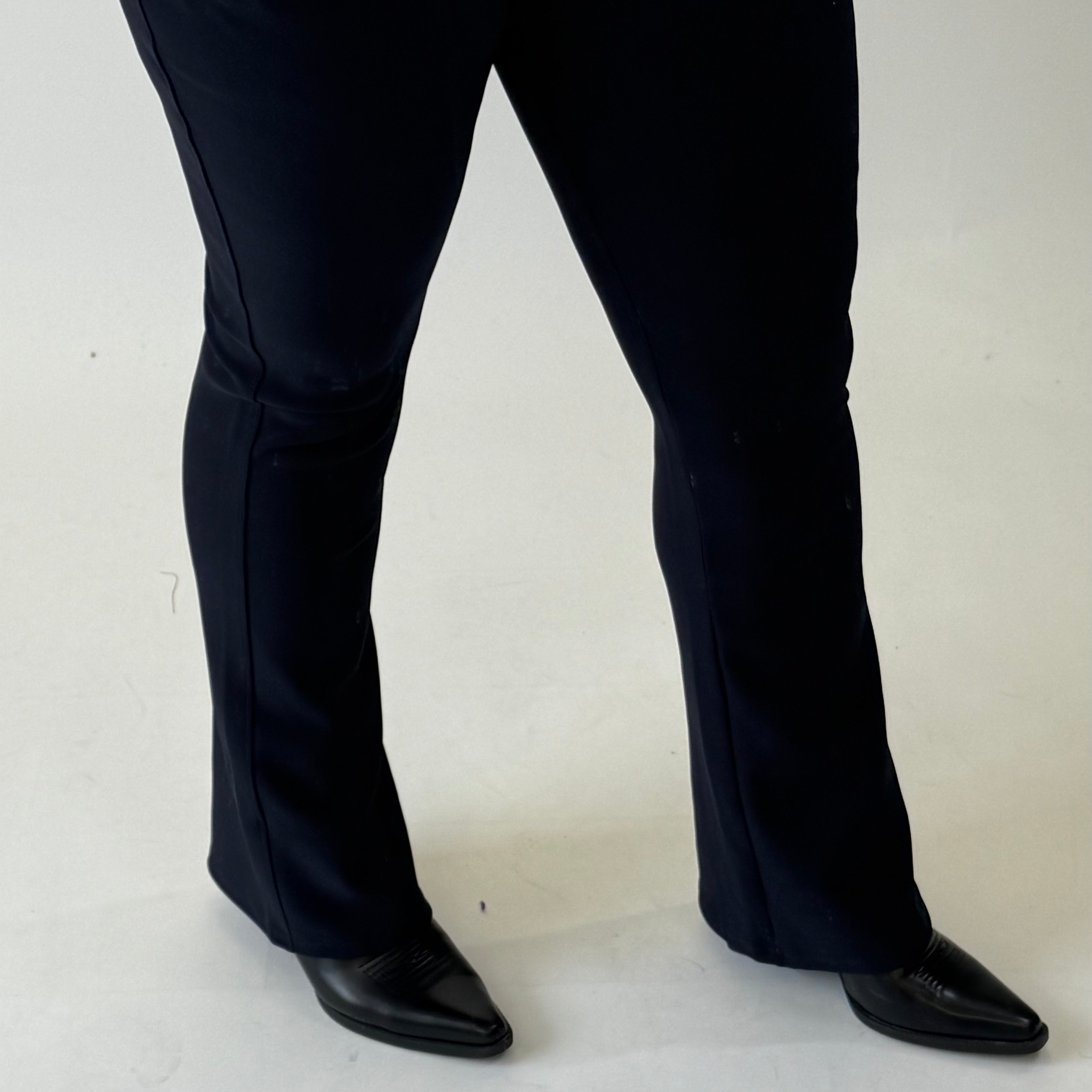 AUSGESTELLTE REISEHOSE - SCHWARZ