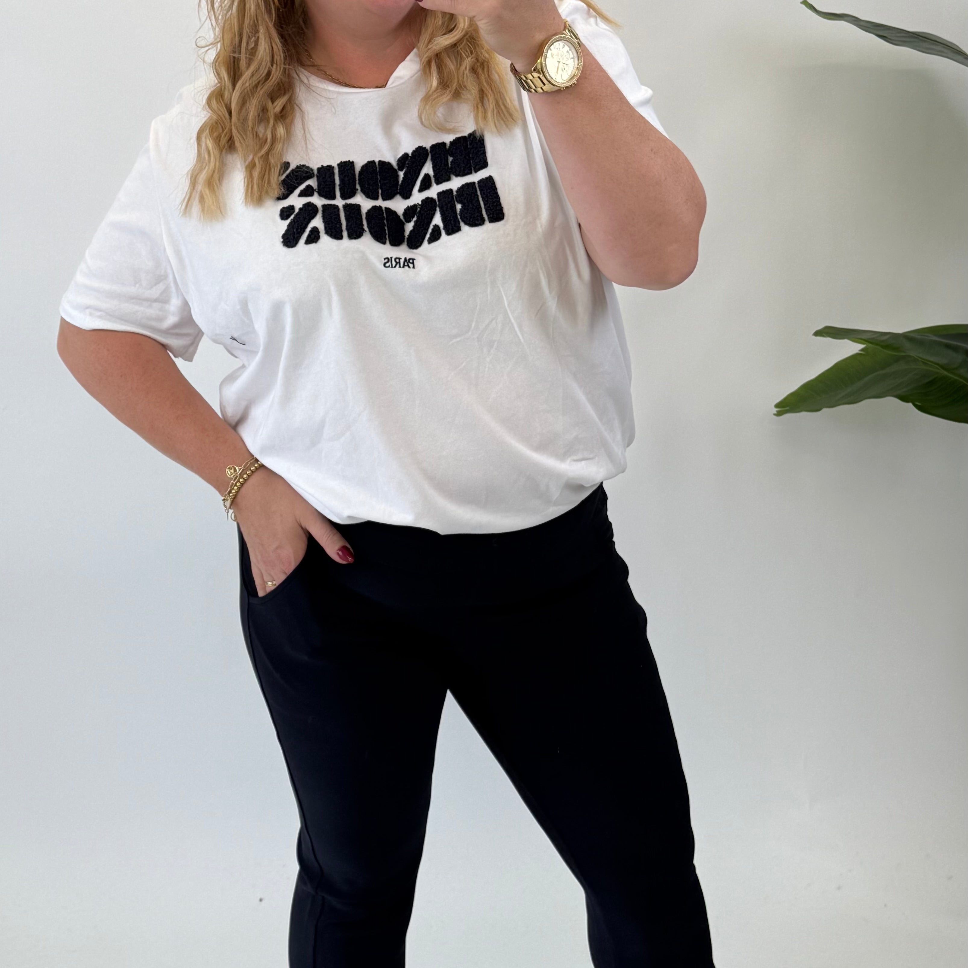 AUSGESTELLTE REISEHOSE - SCHWARZ