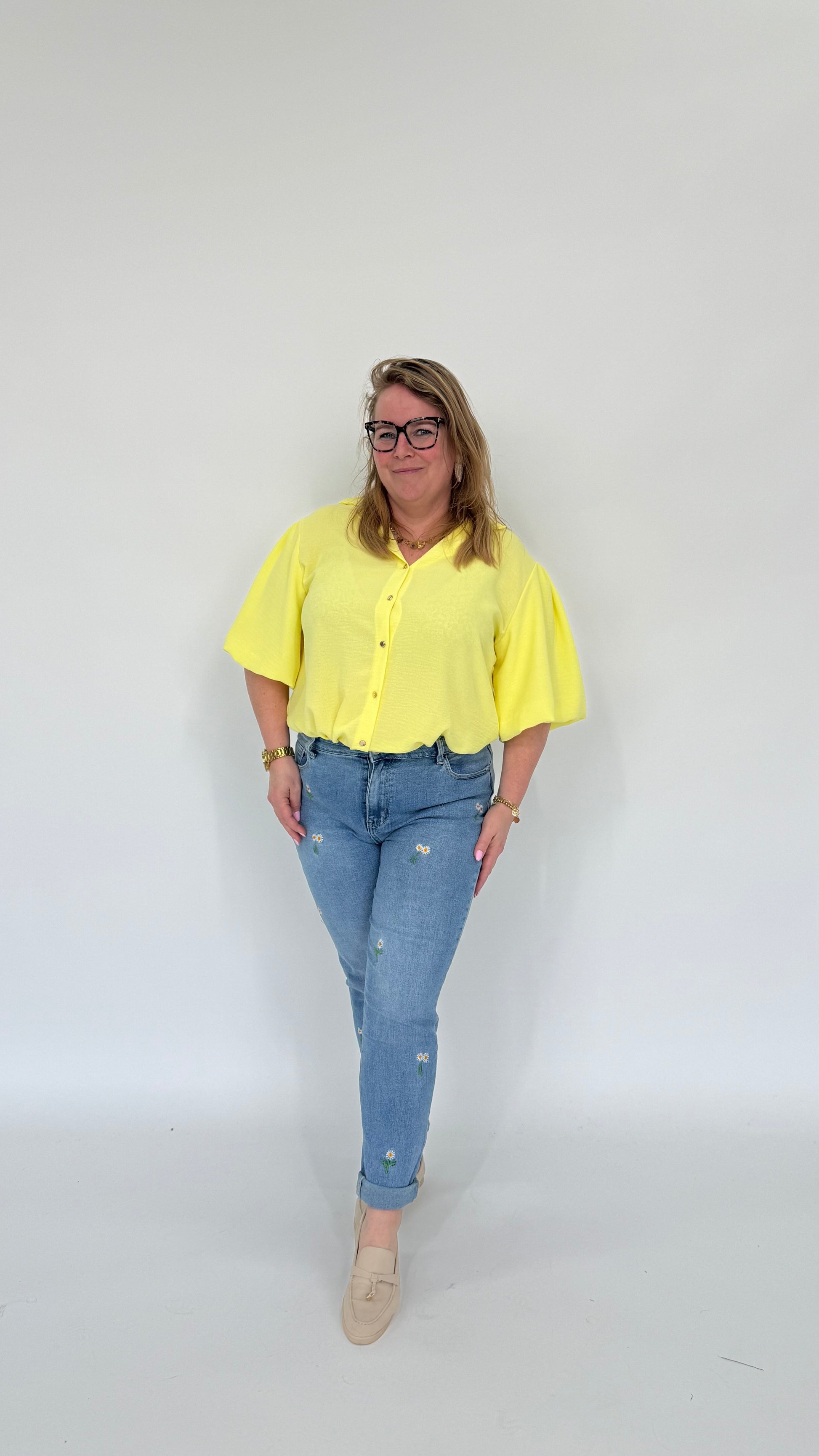 BLOUSE MET BALLON MOUW - 1984