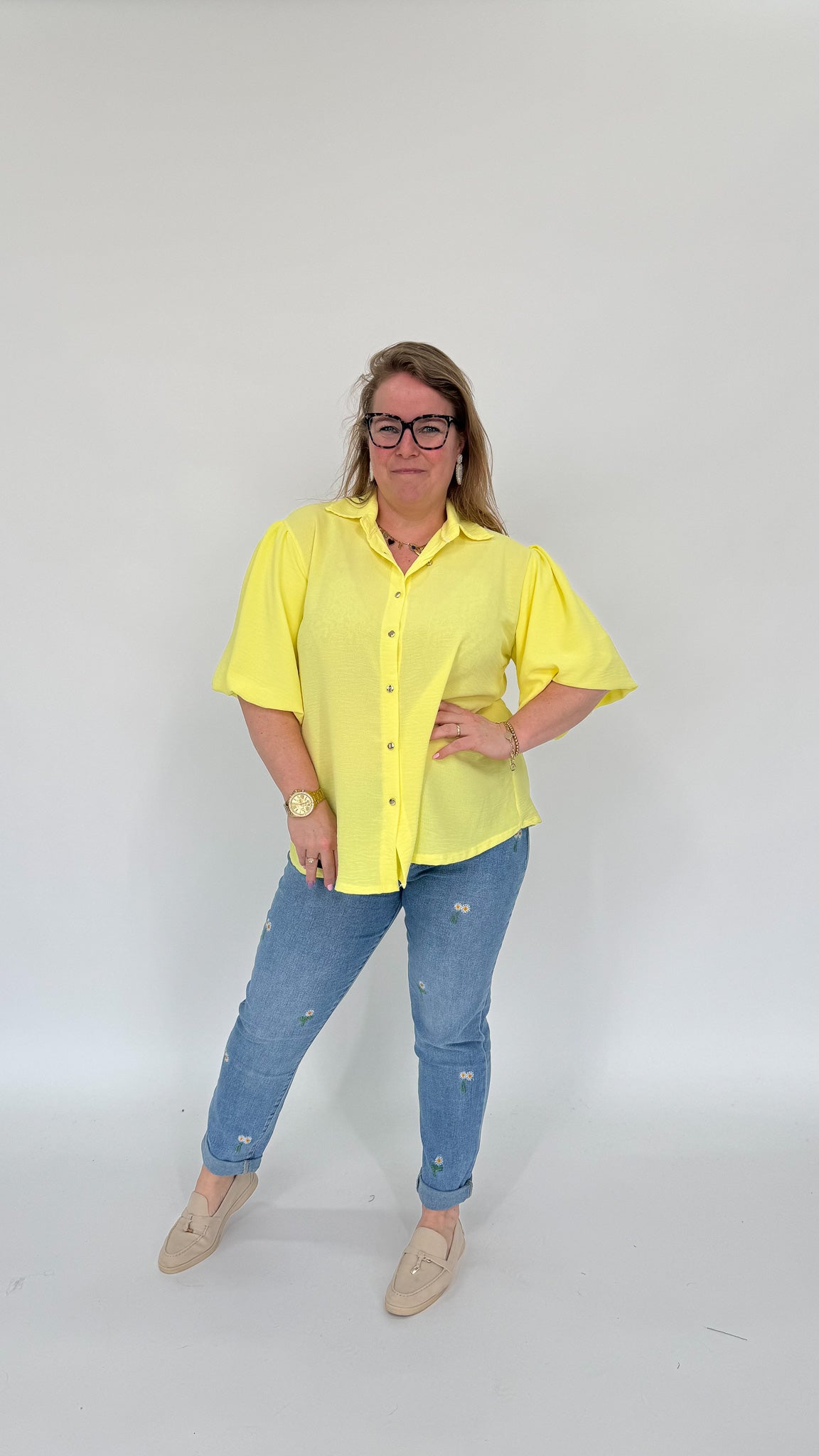 BLOUSE MET BALLON MOUW - 1984