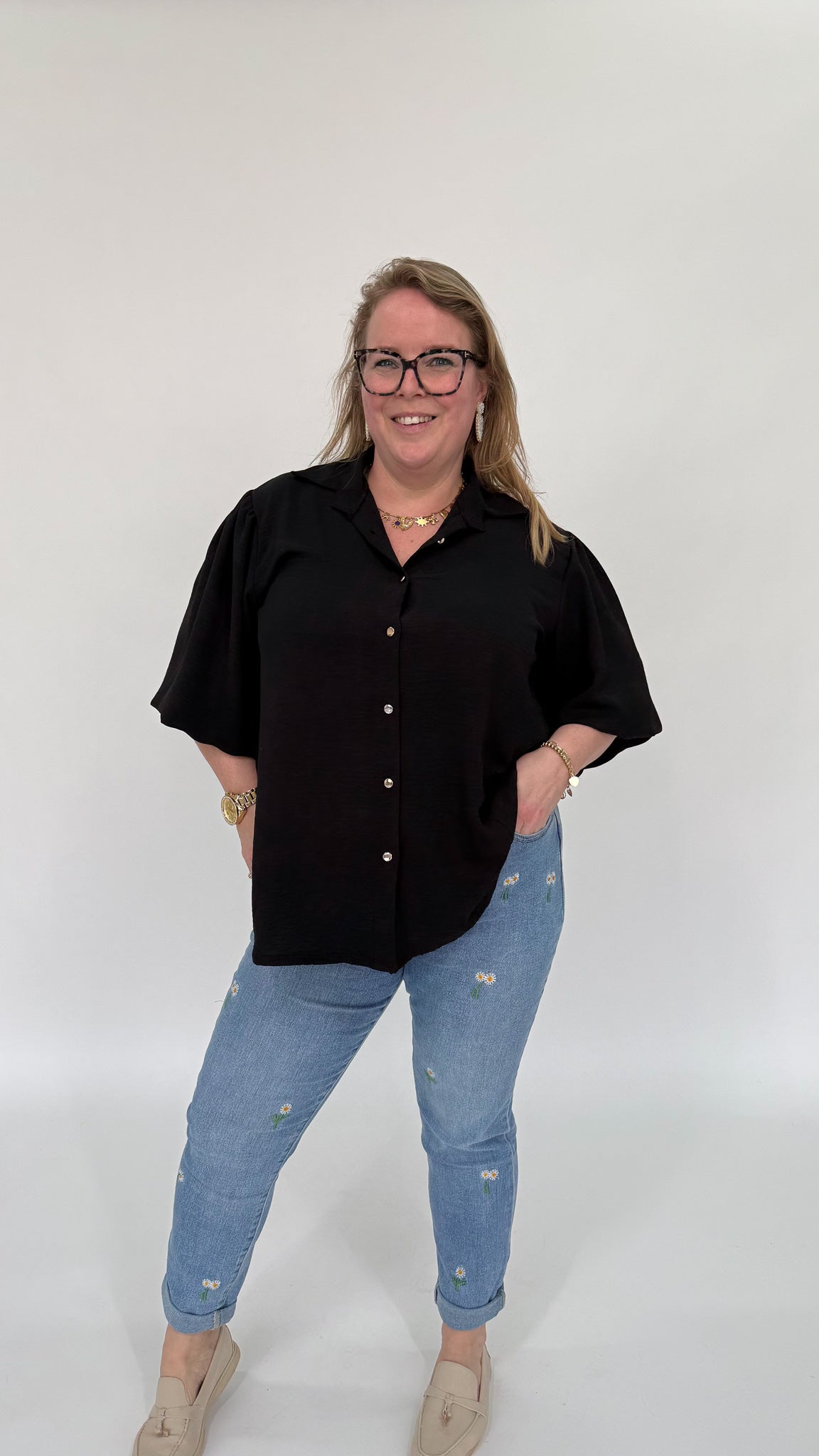 BLOUSE MET BALLON MOUW - 1984