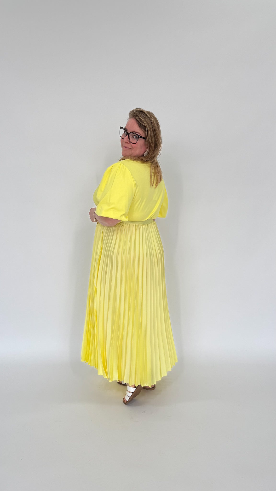 PLISSE SHIRT JURK - 1982