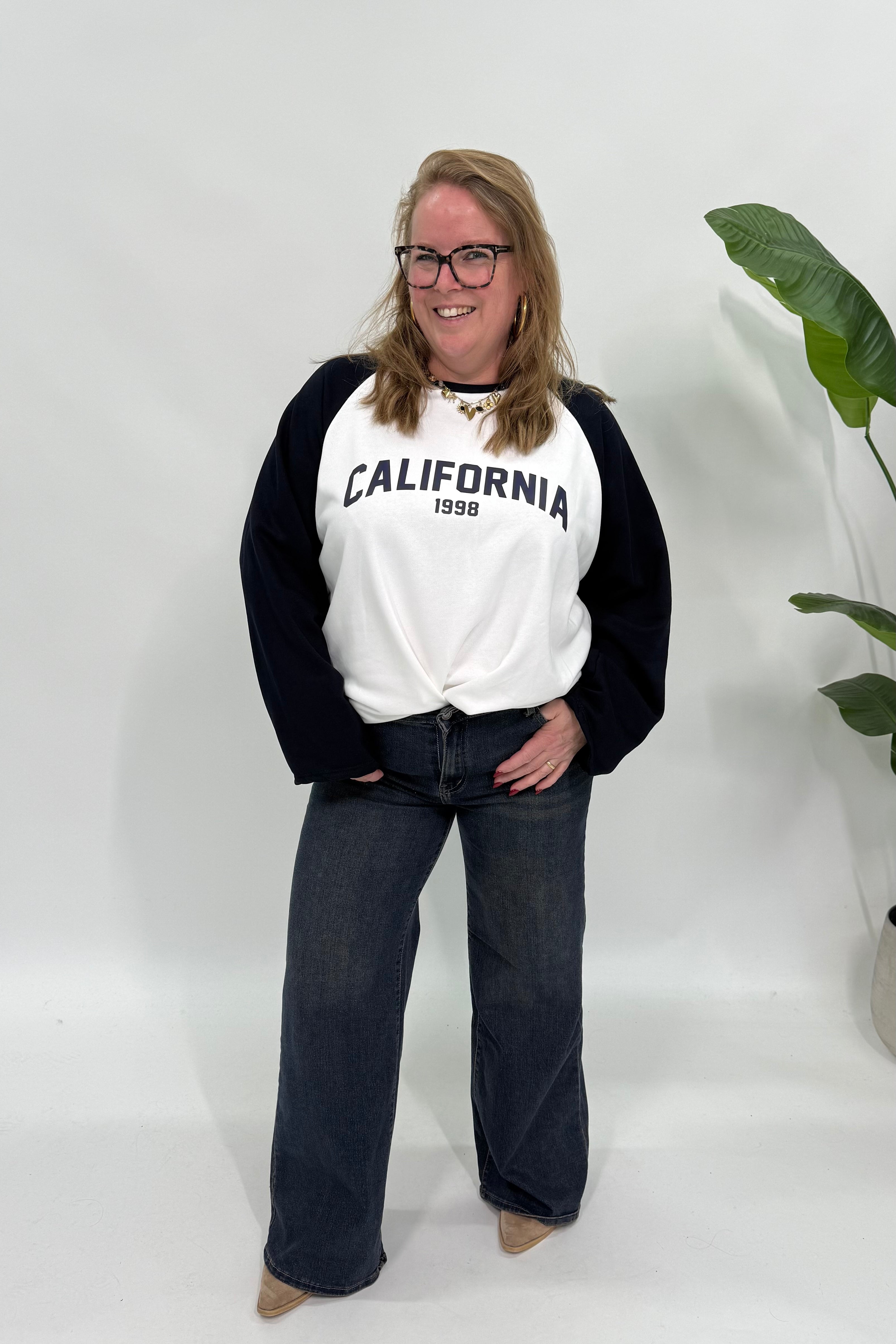CALIFORNIA BASEBALL SWEATER MARINE