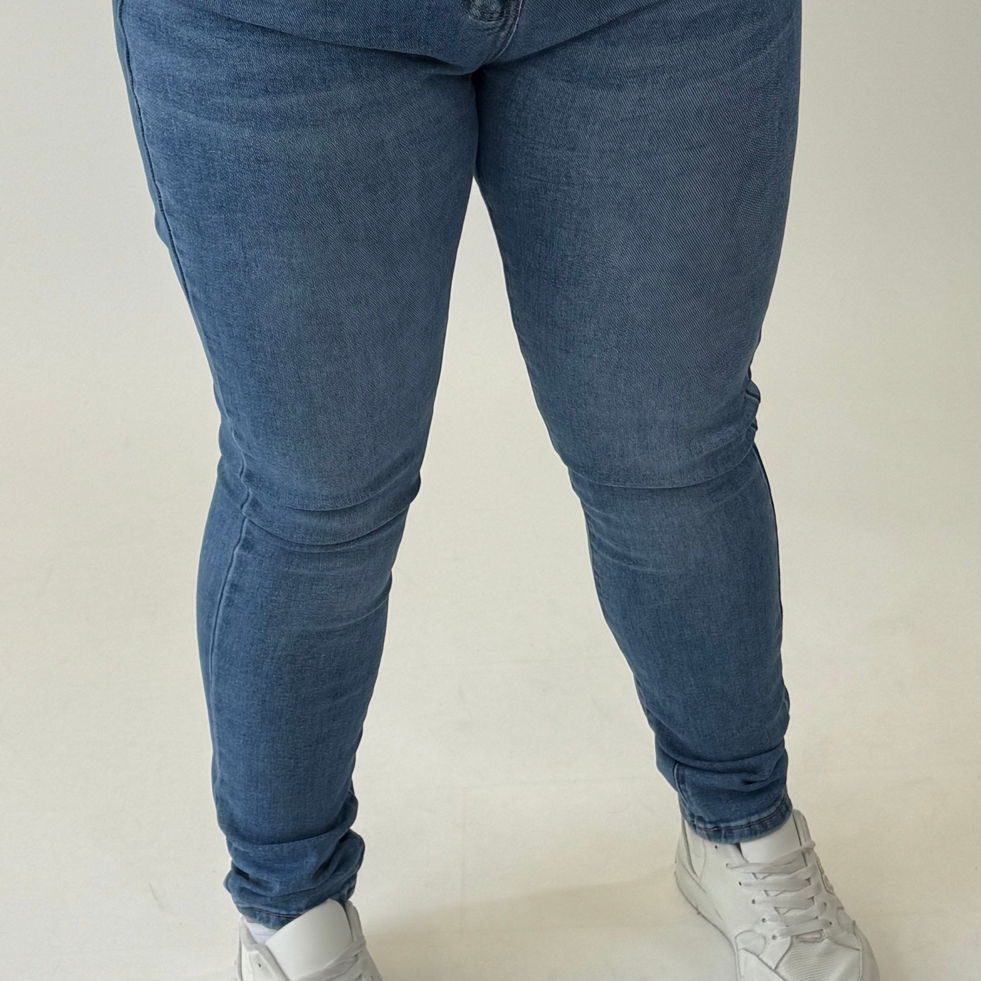 MOM WIDE LEG JEANS MERK GOODIES DJ2456 (40 bis 48) - GRAU