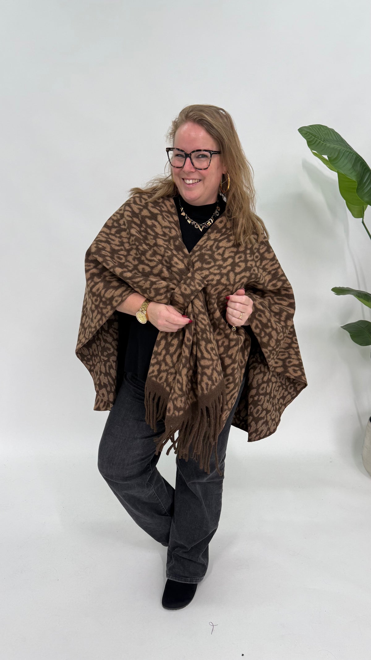 PANTER PONCHO BRUIN/ESPRESSO