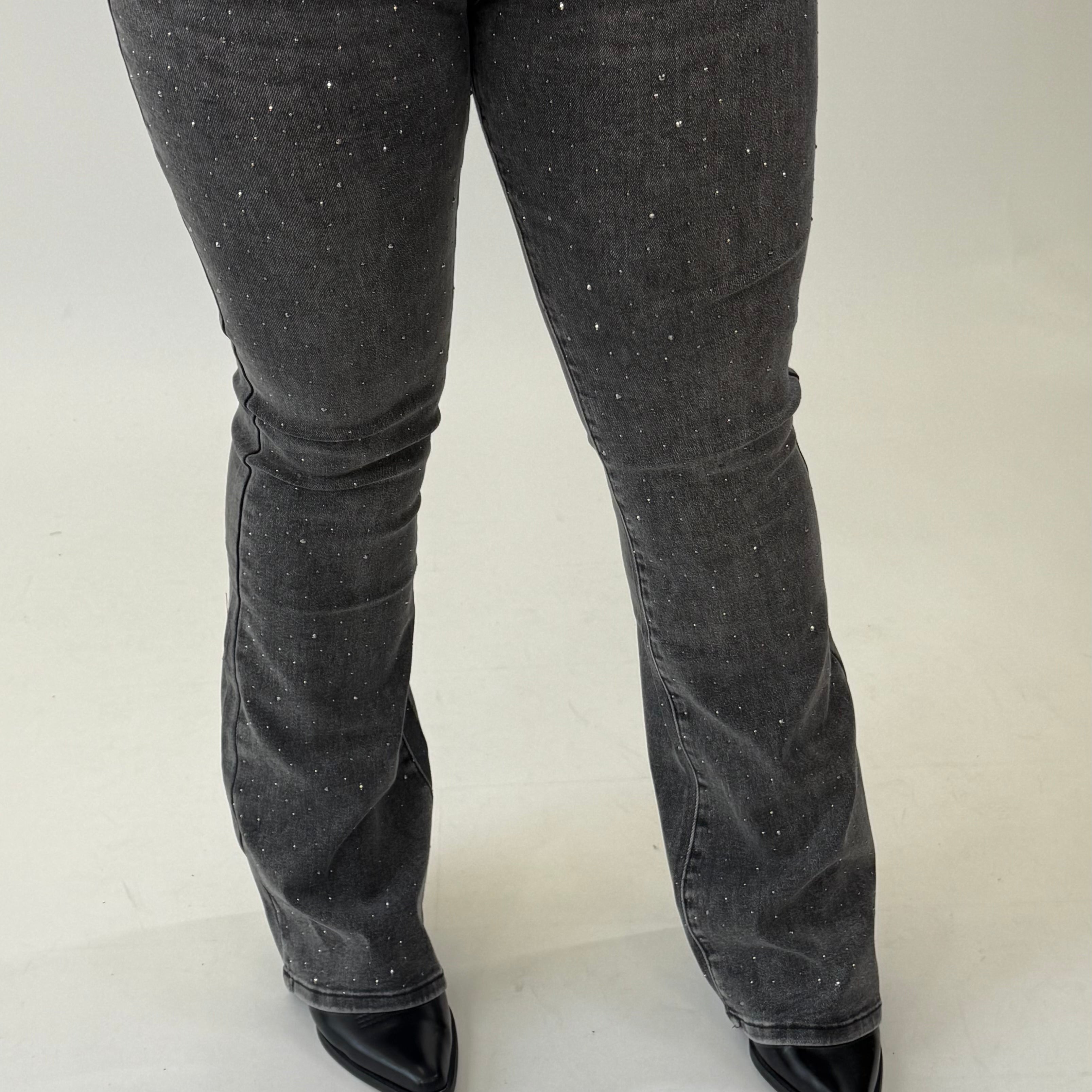 MOM WIDE LEG JEANS MERK GOODIES DJ2456 (40 bis 48) - GRAU