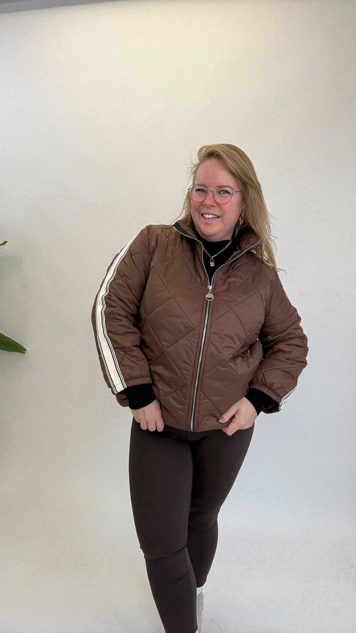 BO DENIM WESTE (38 BIS 50) - SCHWARZ